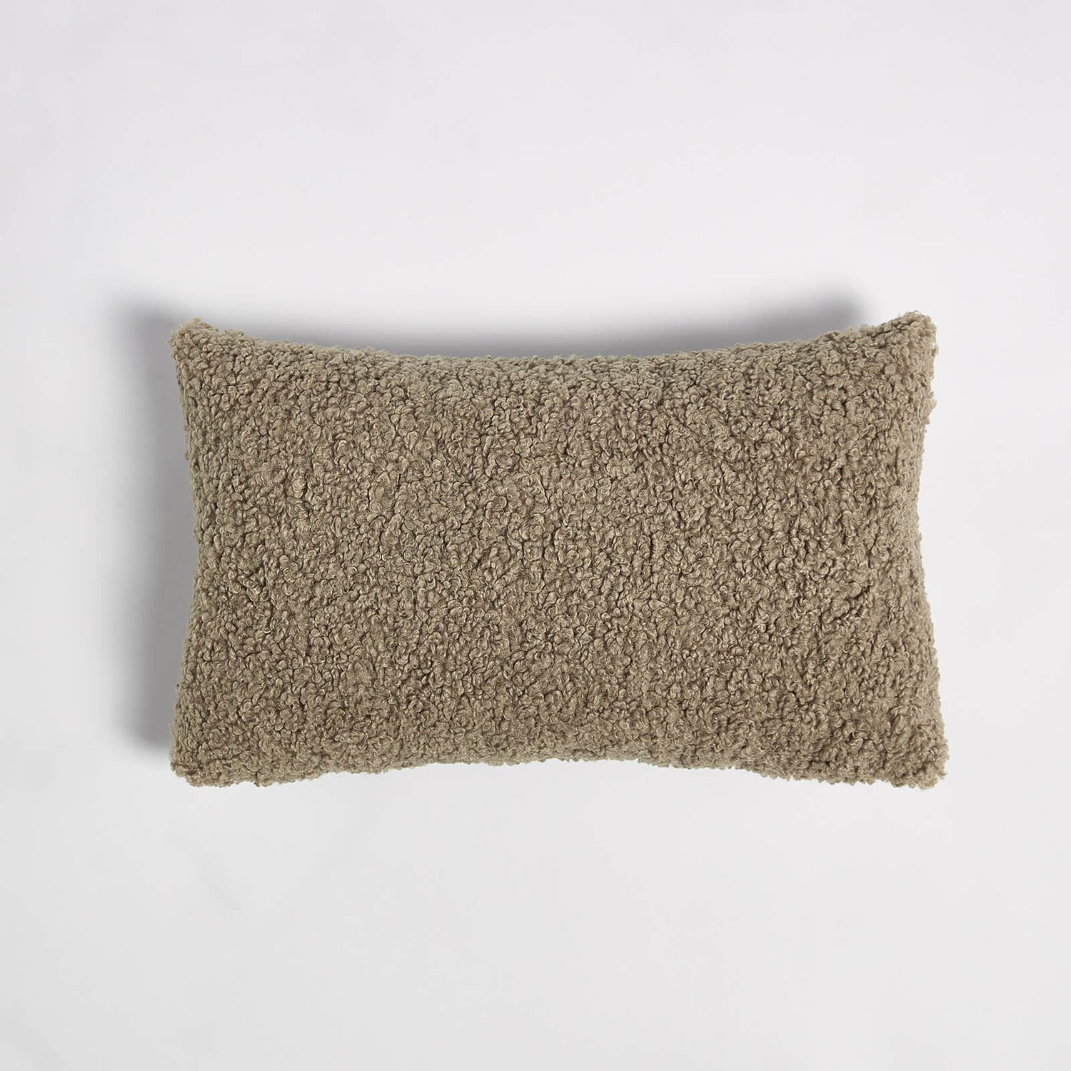 ïn home Faux Sheep Skin Cushion - Light Brown - 30x50cm