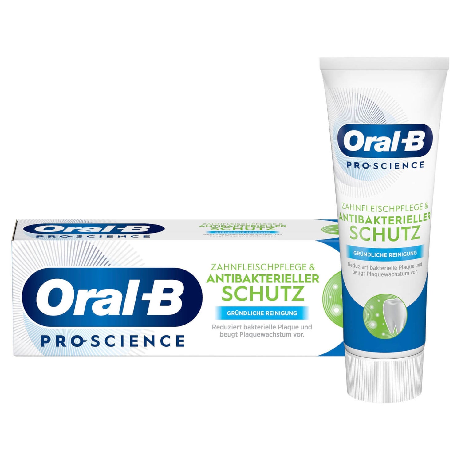 Oral-B PRO-SCIENCE Antibakterieller Schutz & Zahnfleischpflege Gründliche Reinigung 75ml