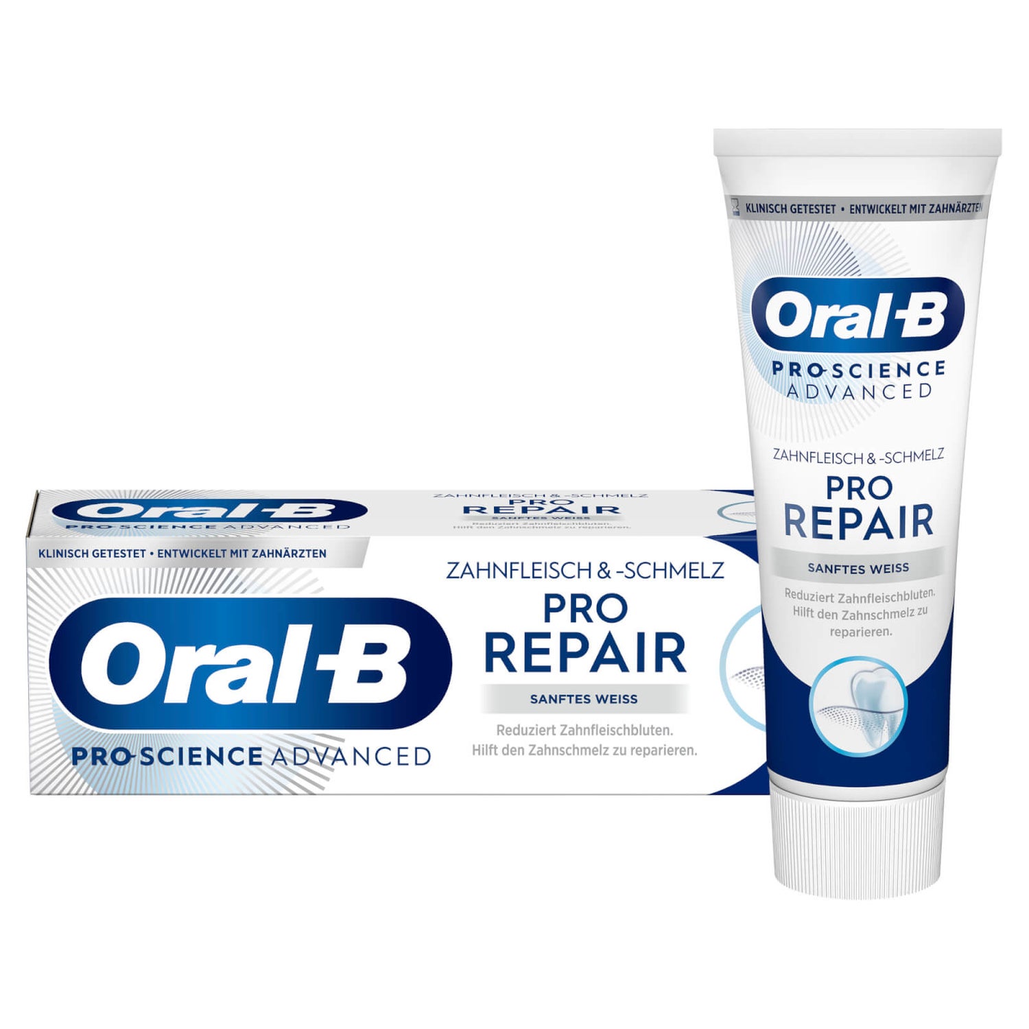 Oral-B PRO-SCIENCE ADVANCED Zahnfleisch & -schmelz Sanftes Weiß Zahncreme 75ml