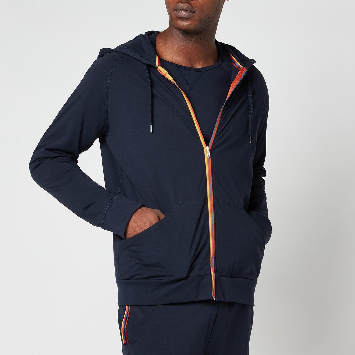 PS Paul Smith Men's Tape Zip Through Hoodie - Inky