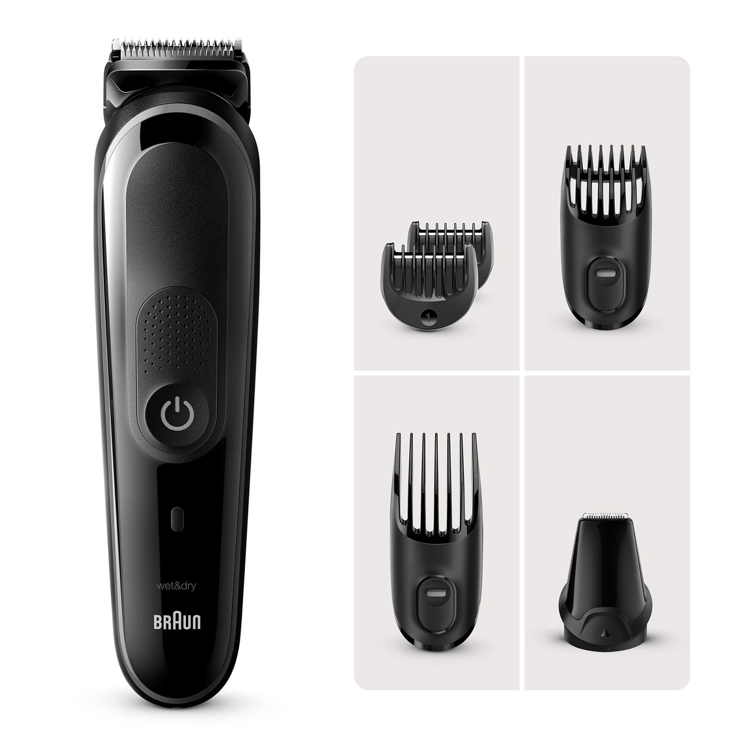 Braun All-in-One Trimmer 3 MGK3235, 6-in-1 Grooming Kit