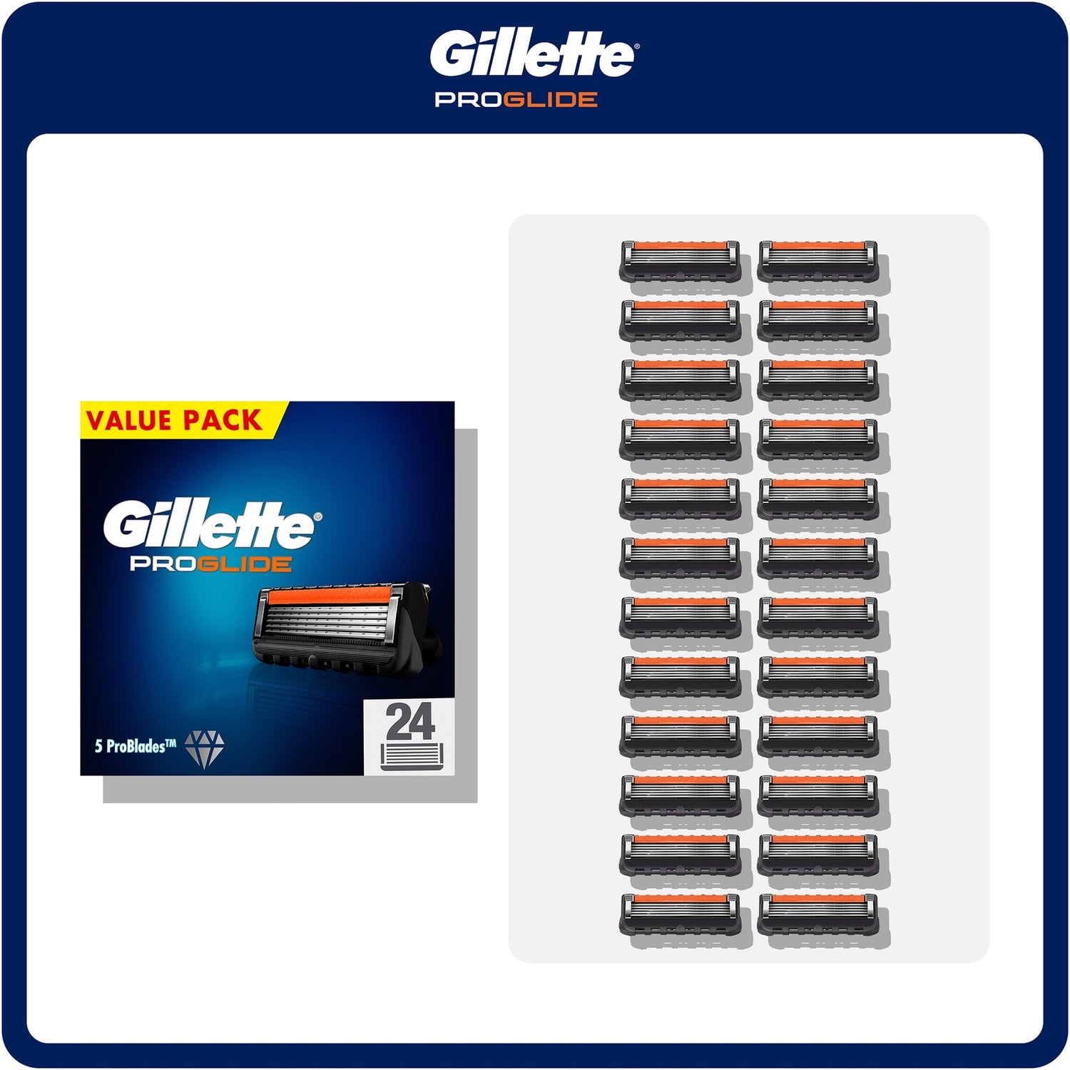 Gillette ProGlide Razor Blades
