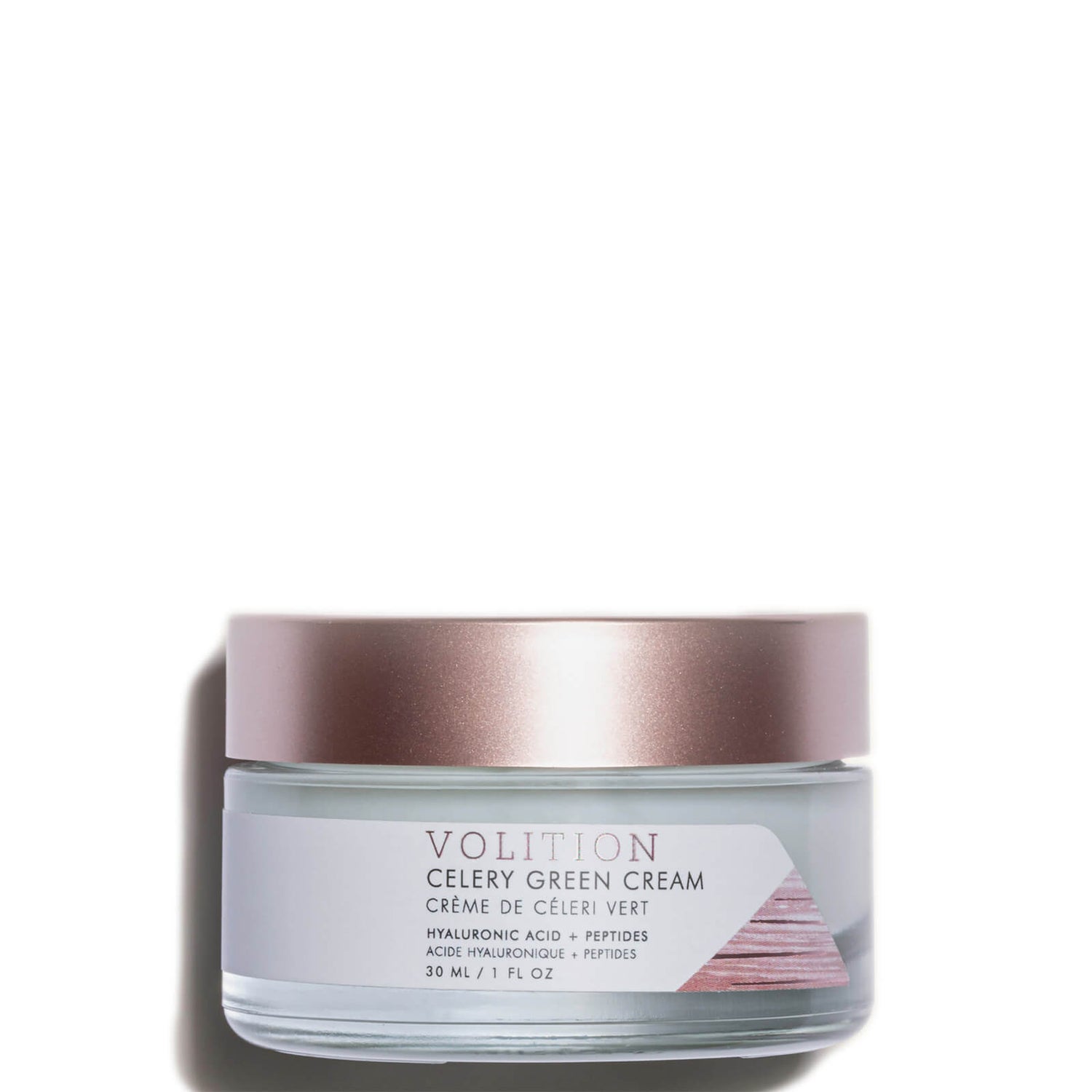 Volition Beauty Travel Size Celery Green Cream with Hyaluronic Acid and Peptides 1 oz