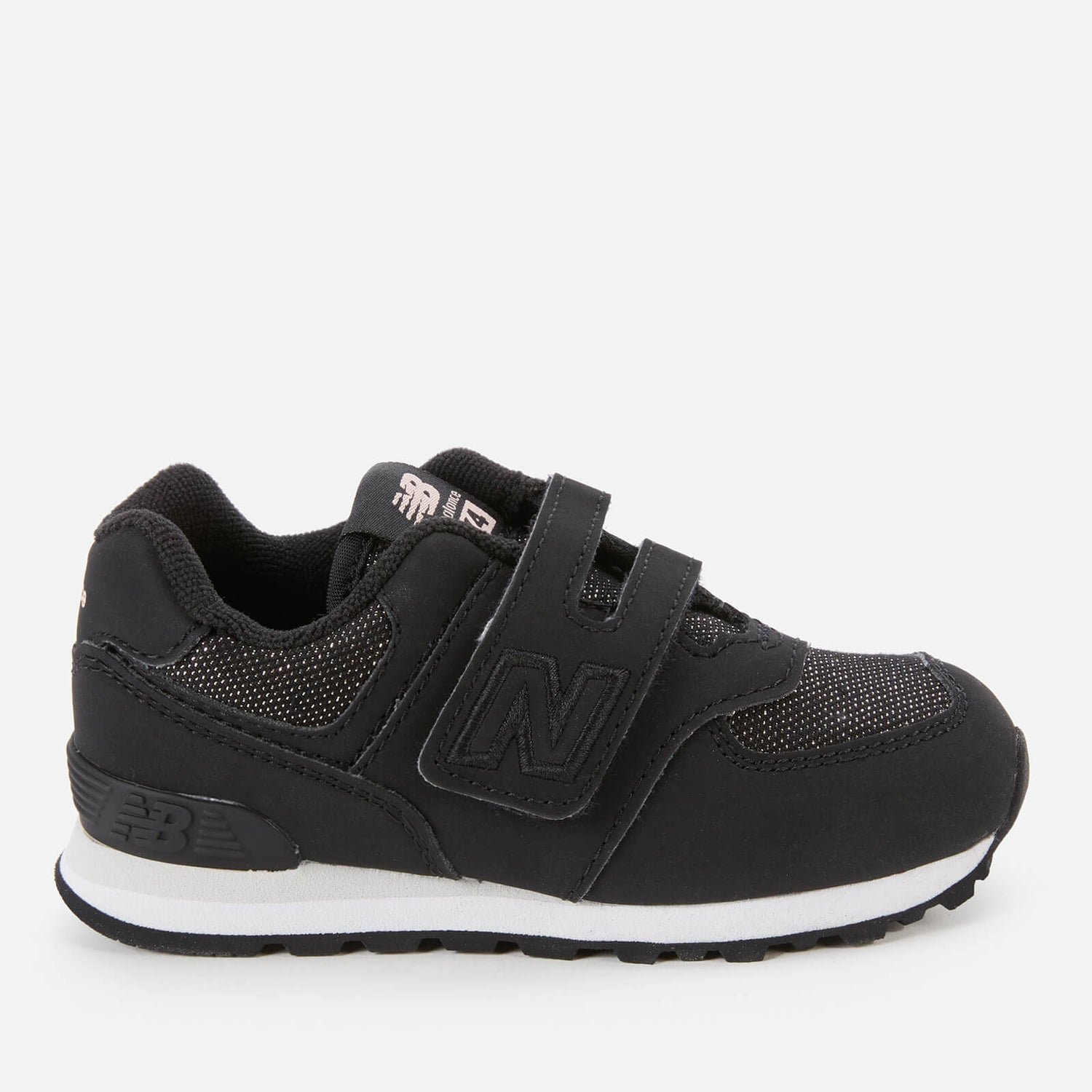 New Balance Infant Velcro 574 Strap Trainers - Black - UK 4.5 Toddler
