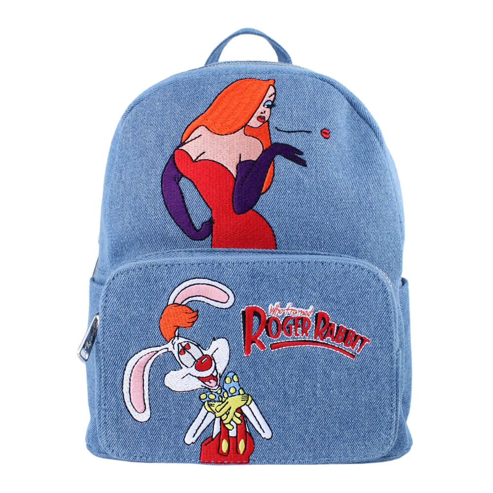 Cakeworthy Roger Rabbit Denim Mini Backpack