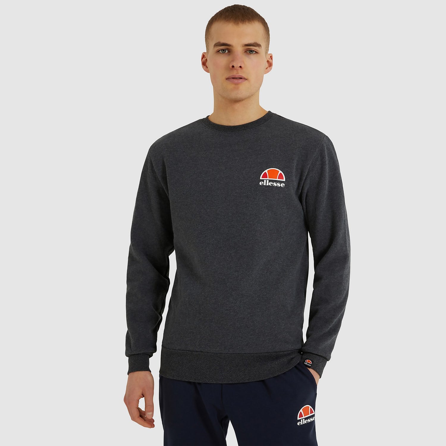 Diveria Sweatshirt Dark Grey Marl Ellesse