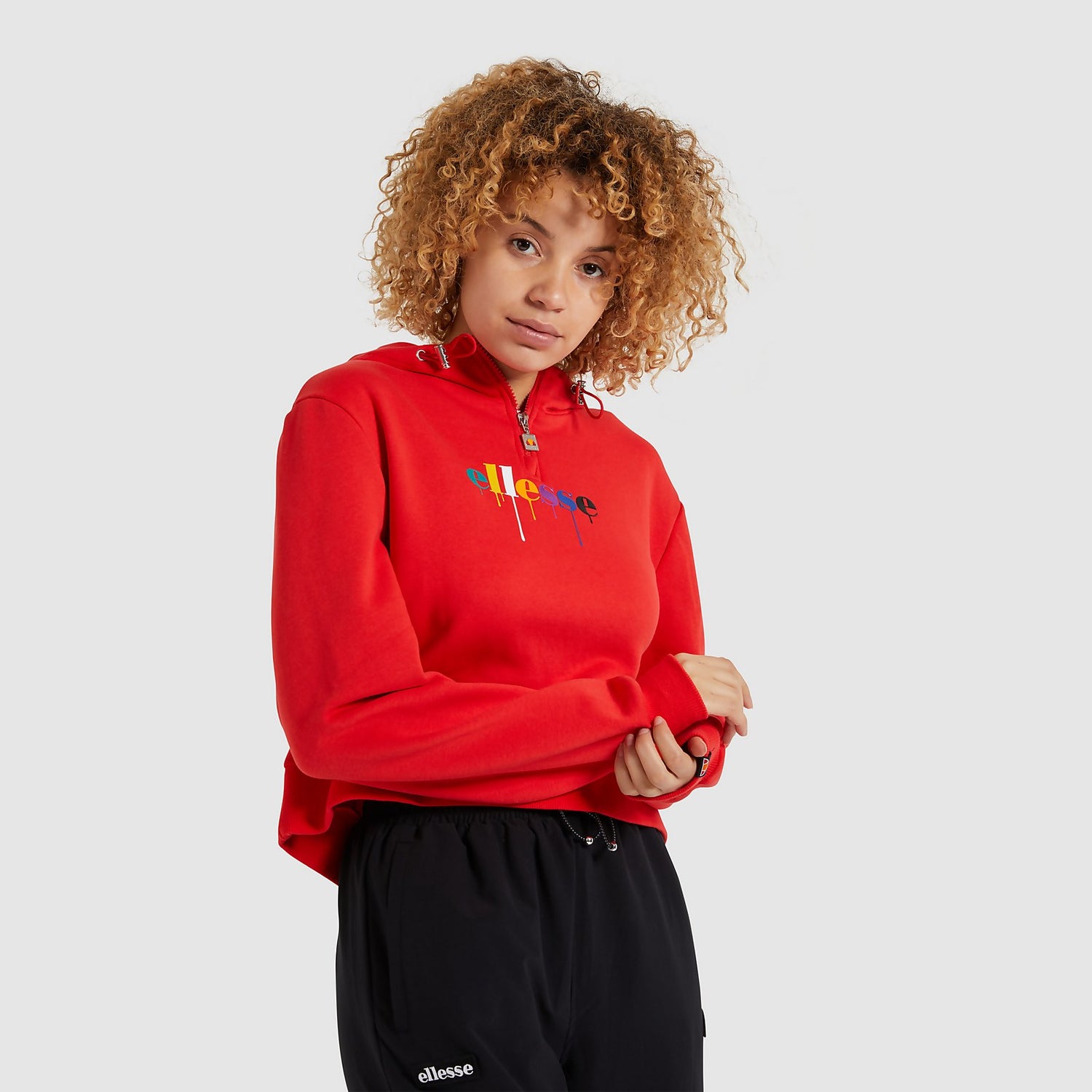 Ellesse shop red hoodie