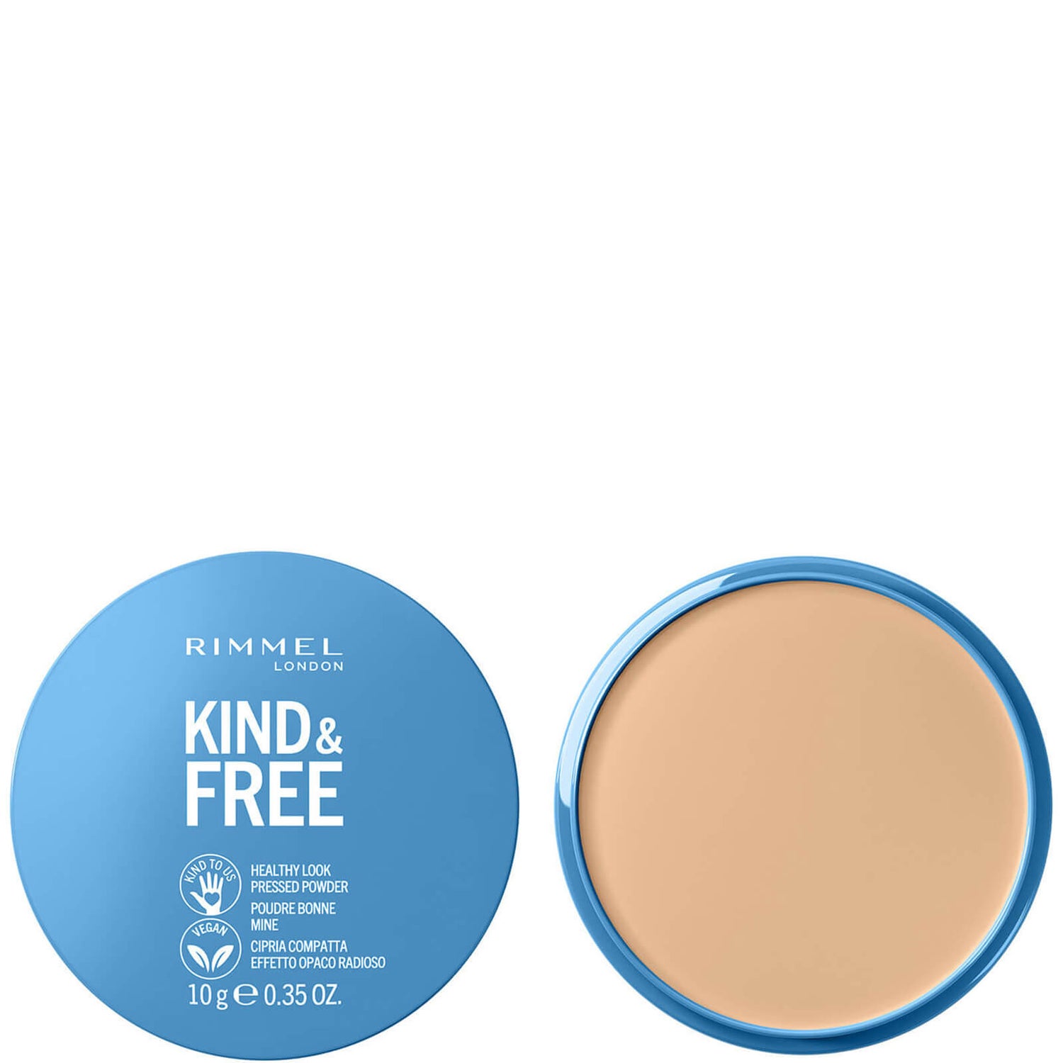 Пудра для лица Rimmel Kind and Free Pressed Powder, 10 г (различные оттенки)