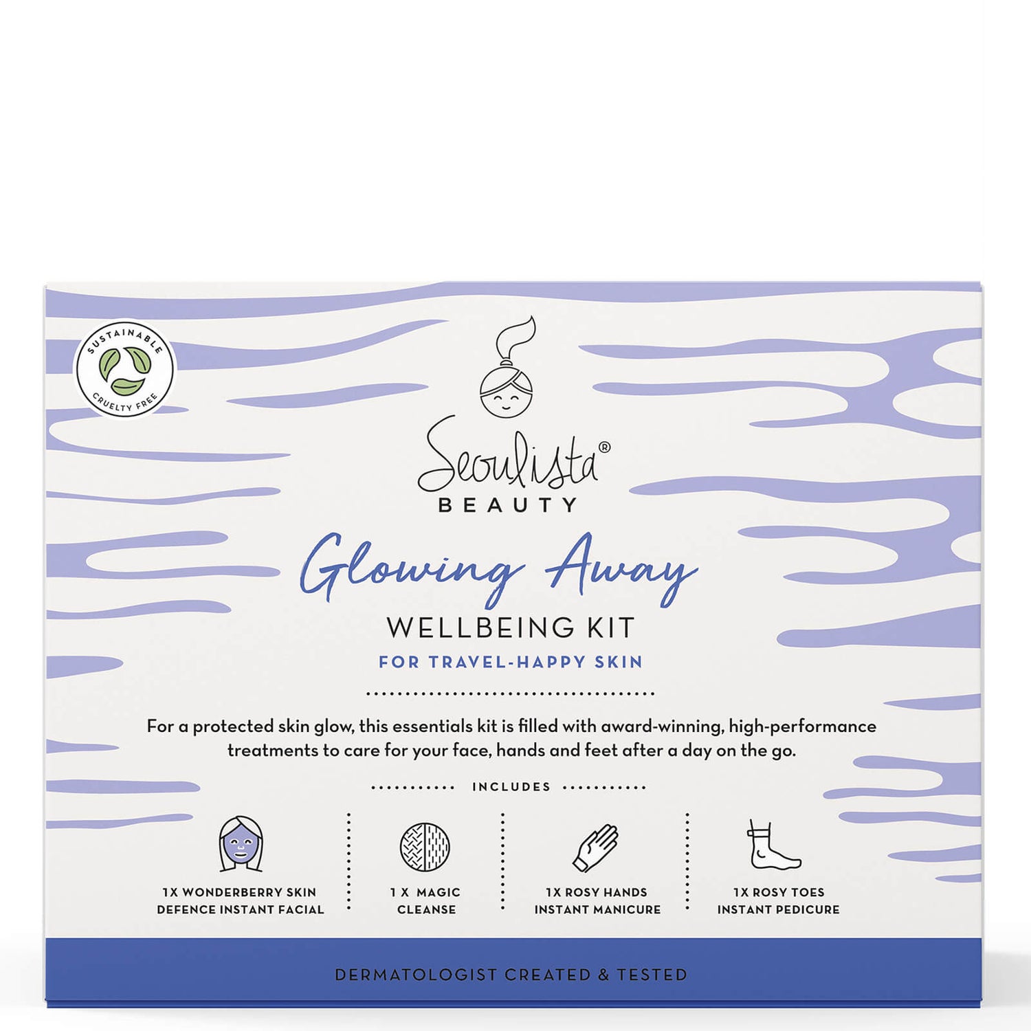 Seoulista Beauty Glowing Away Welzijn Kit - Reisgelukkige huid