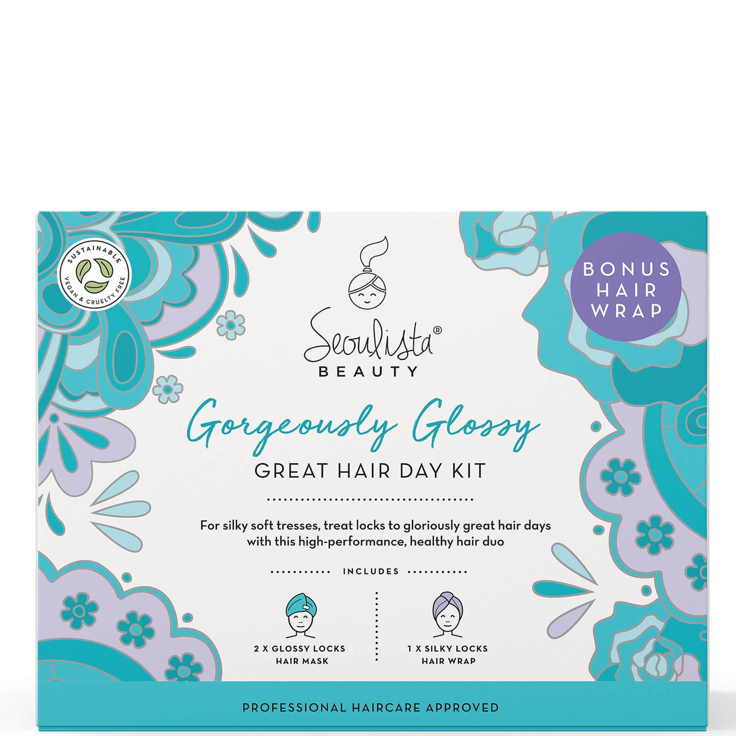 Seoulista Beauty Gorgeously Glossy Great Hair Day Kit(서울리스타 뷰티 고저슬리 글로시 그레이트 헤어 데이 키트)