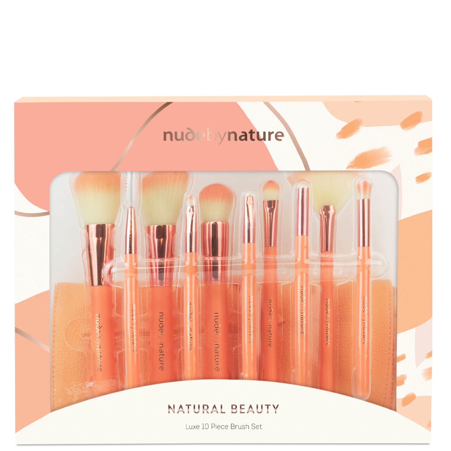 nude by nature 10 Piece Brush Set