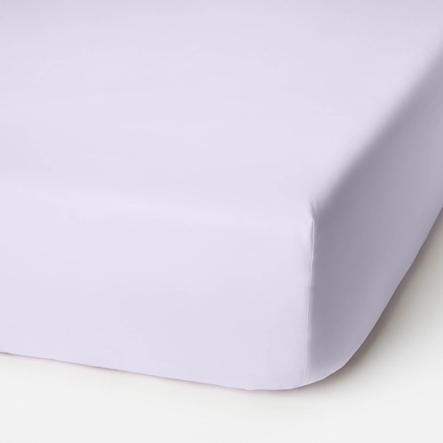 ïn home 200 Thread Count 100% Organic Cotton Fitted Sheet - Lilac