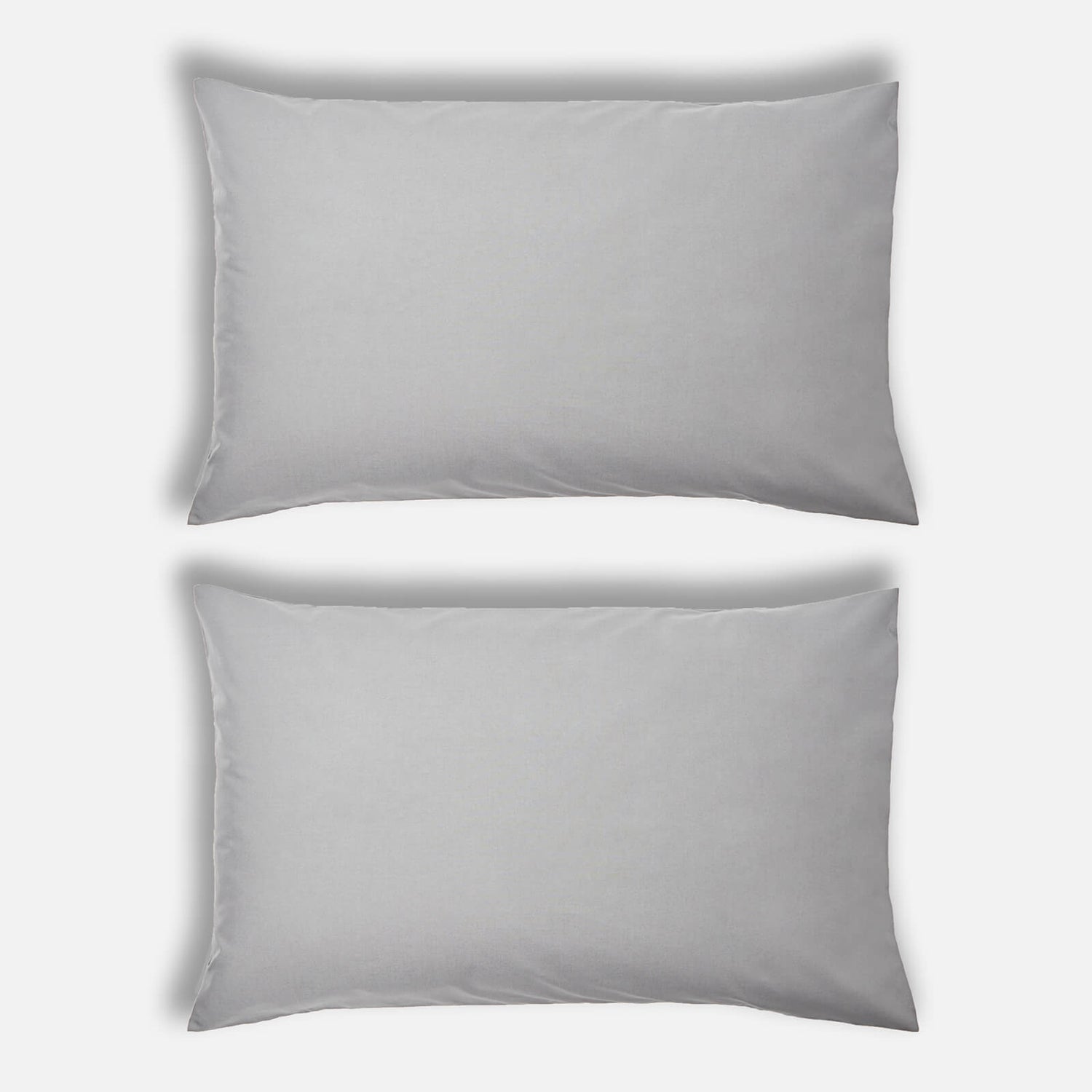 ïn home 200 Thread Count 100% Organic Cotton Pillowcase Pair - Dark Grey
