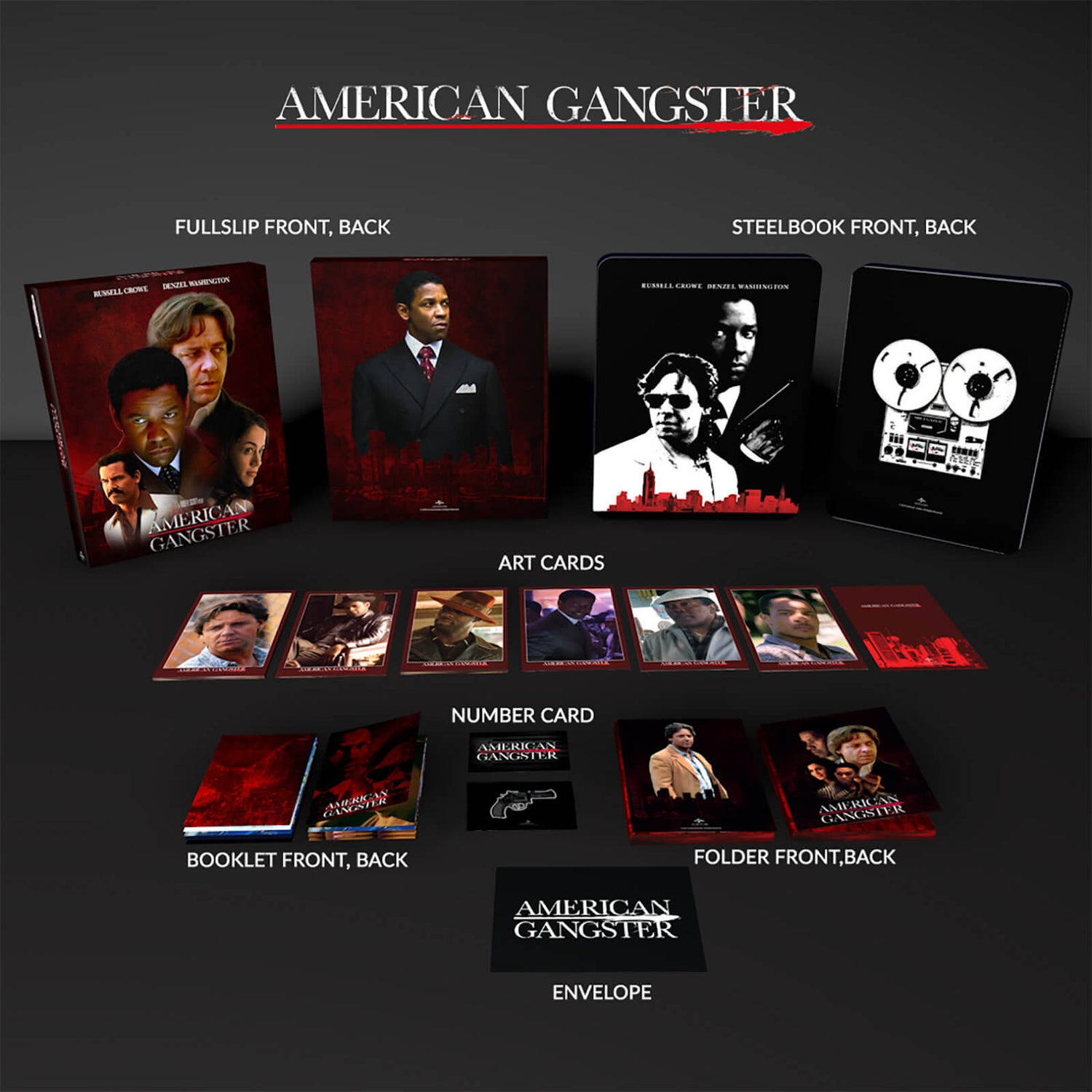American Gangster - Steelbook 4K Ultra HD Édition Limitée Collector (Blu-ray inclus)