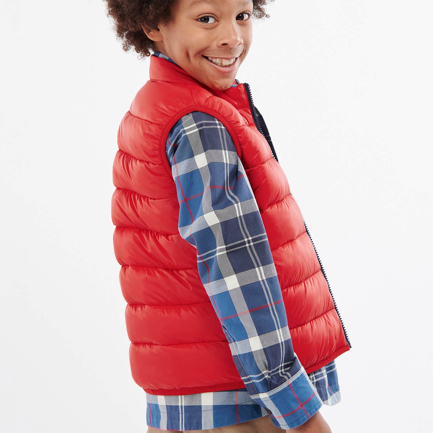 Barbour Boys' Fromar Trawl Gilet - Red -  6-7 Years