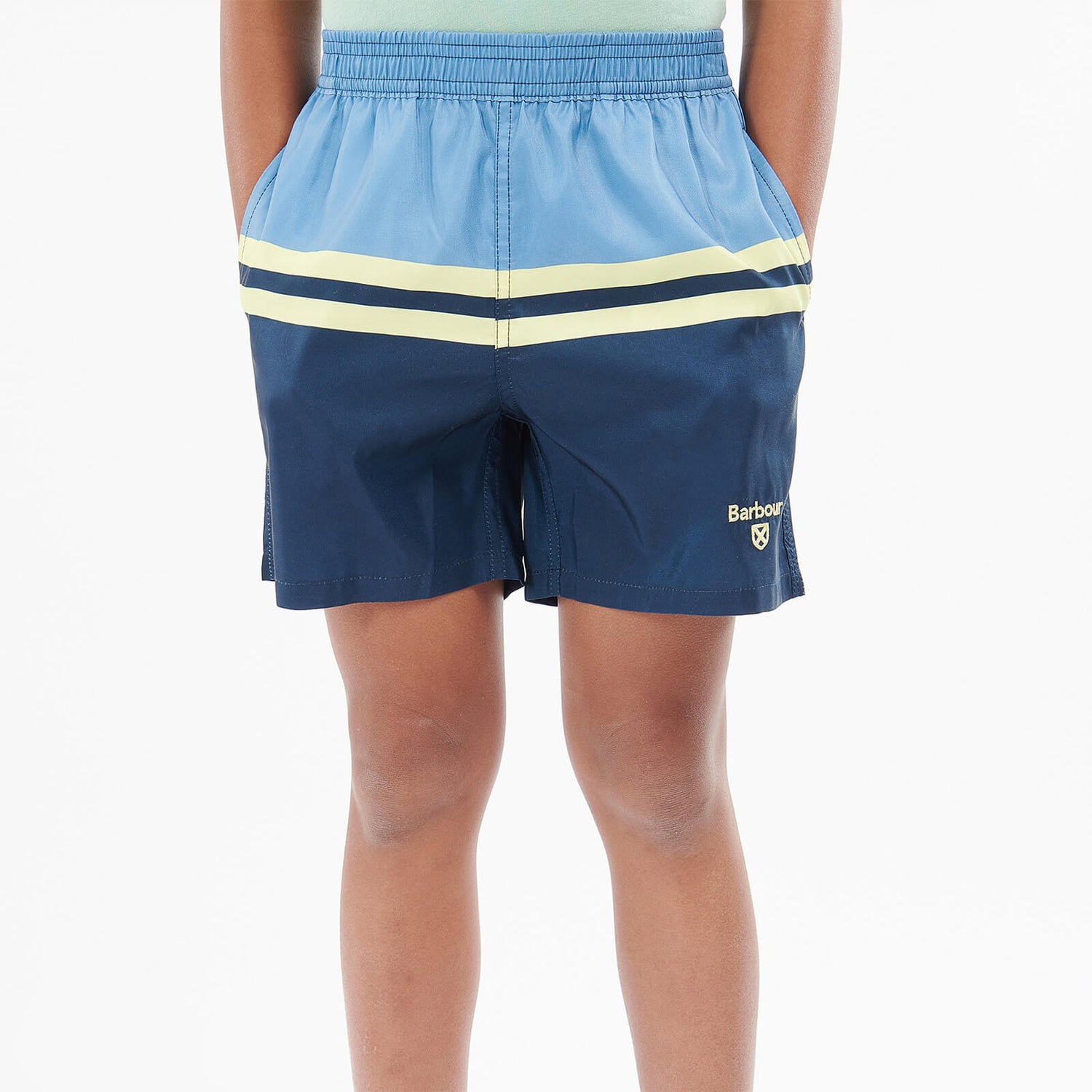 Barbour Boys' Cornwall Swim Shorts - Force Blue -  8-9 Years
