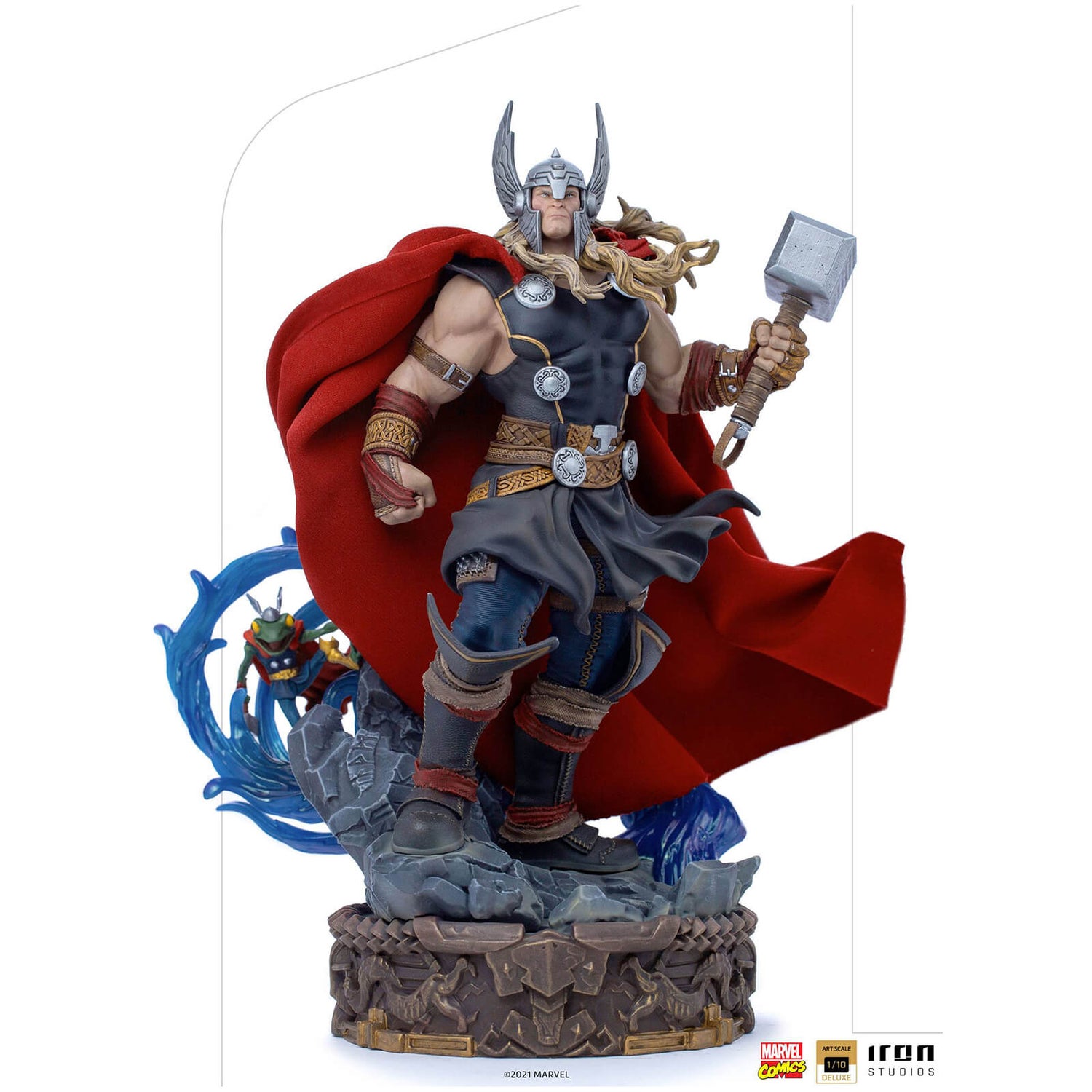 Iron Studios Marvel Comics Deluxe Art Scale Statue 1/10 Thor Unleashed 28 cm