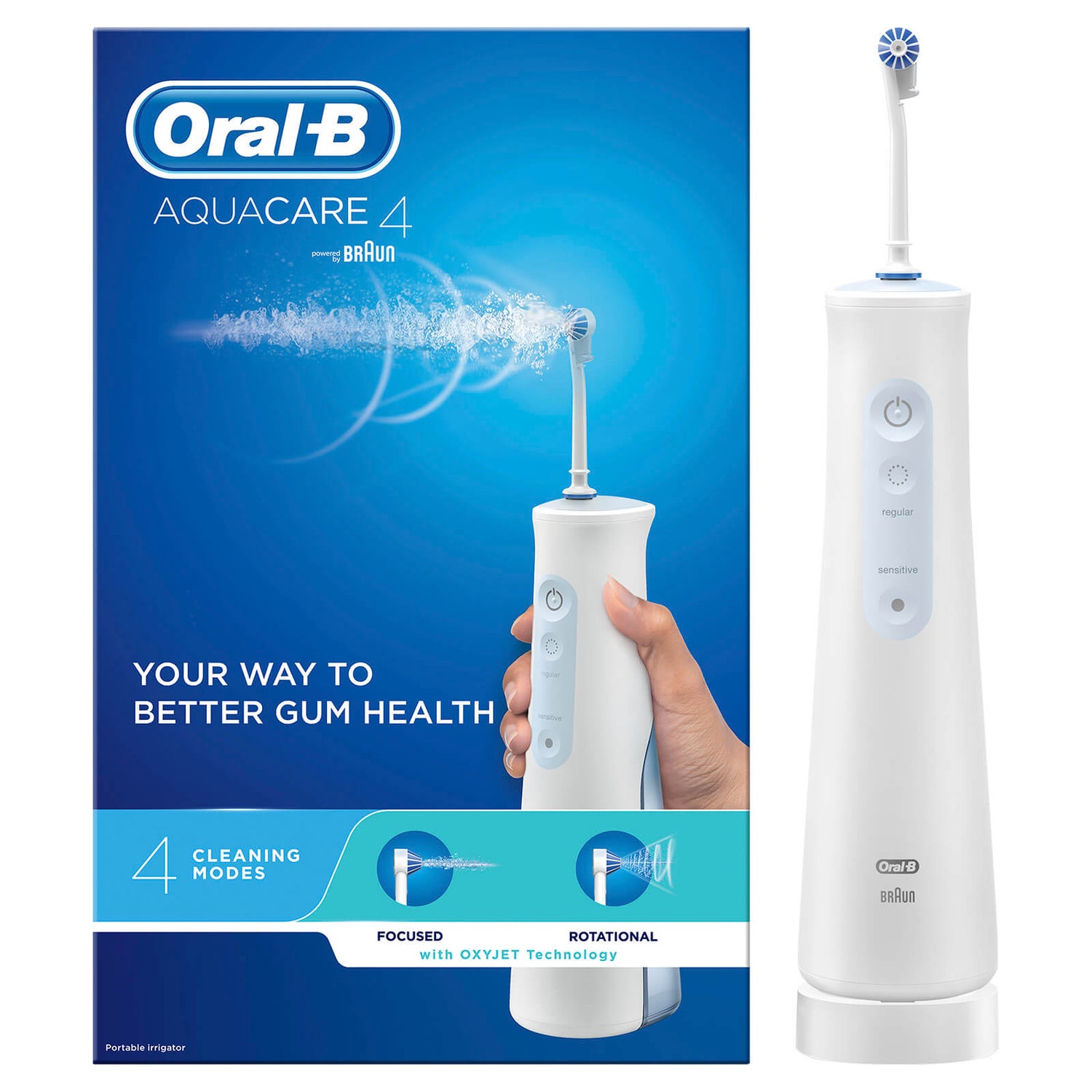 Aquacare Water Flosser Featuring Oxyjet Technology