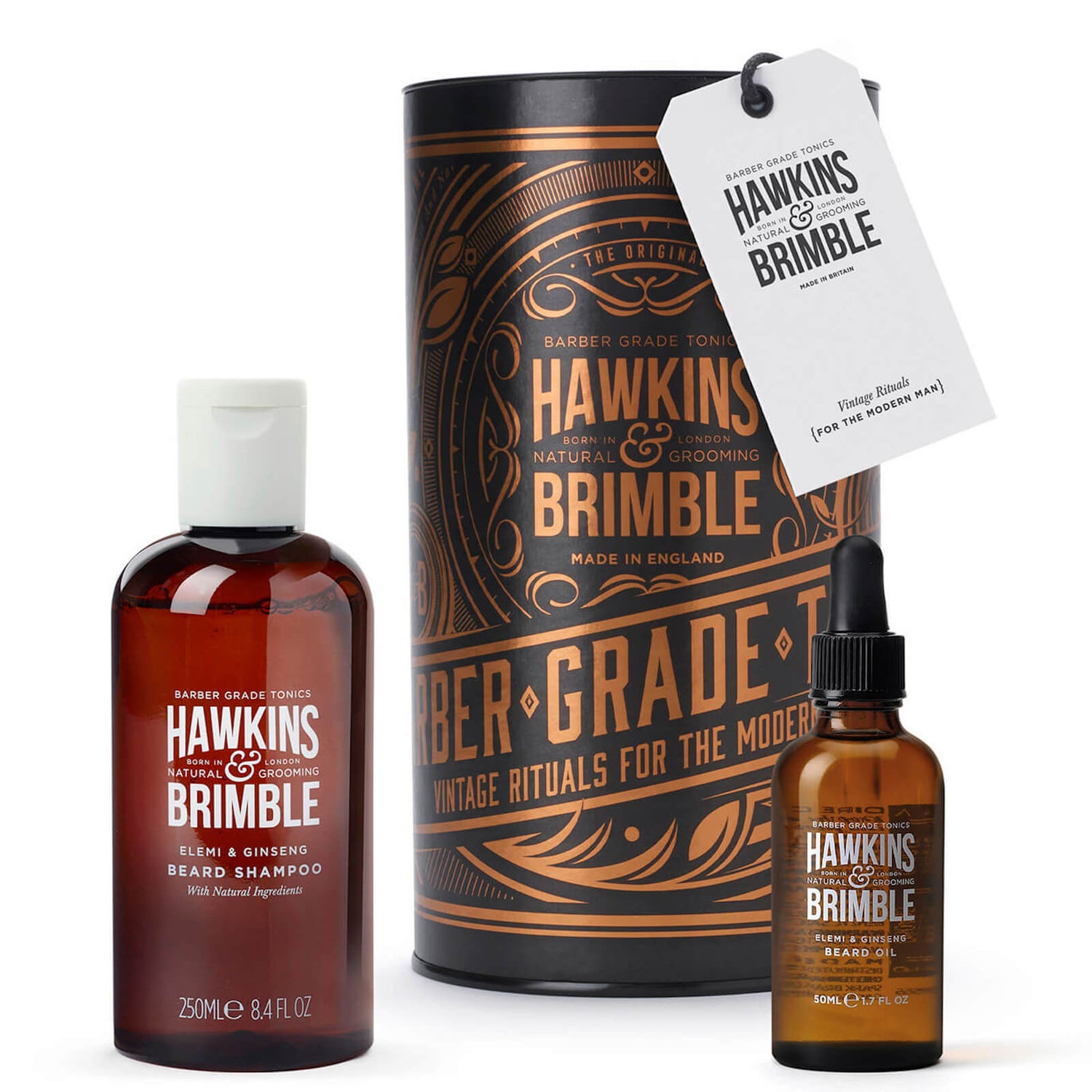 Hawkins &amp; Brimble skæg gave sæt