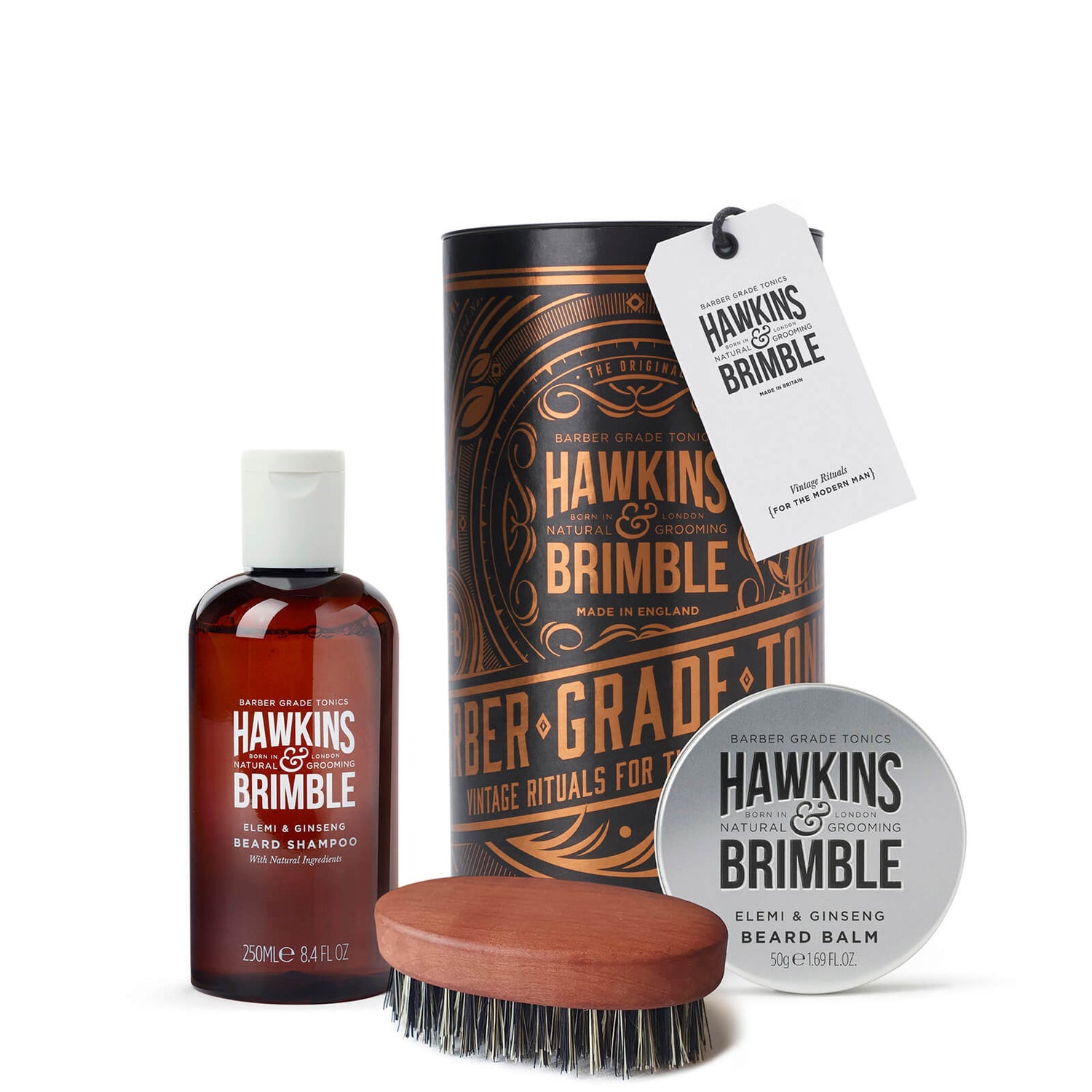 Trío de barbas Hawkins & Brimble