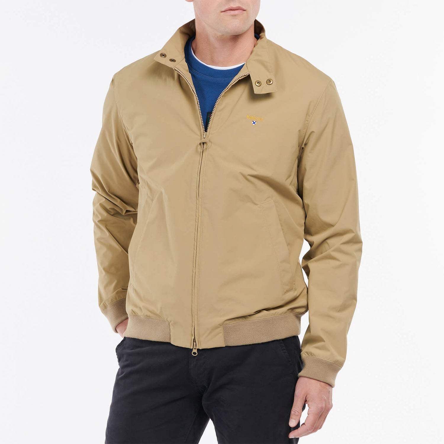 Barbour Men's Crest Royston Casual Jacket - Military Brown/Ivy - S