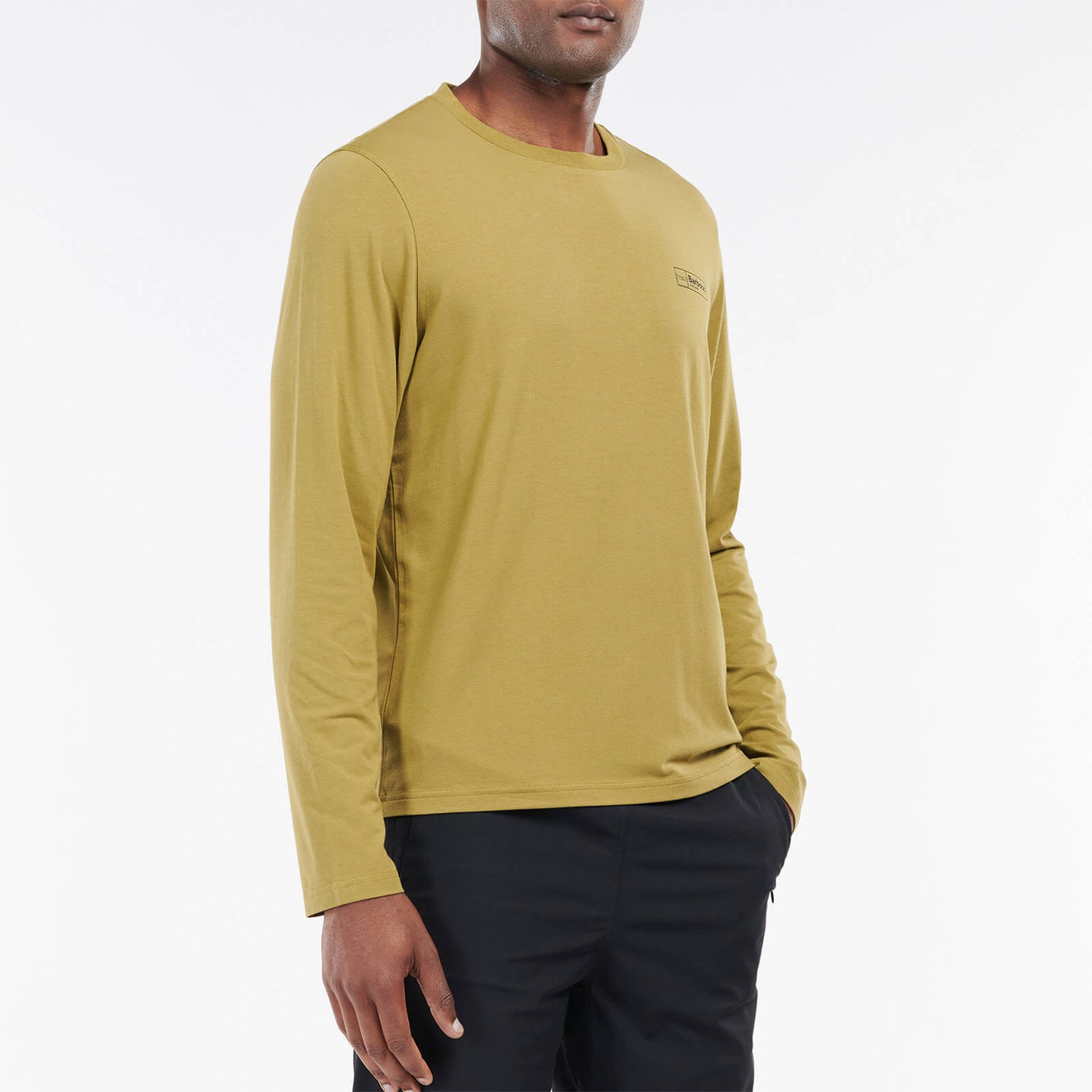 Barbour Heritage 55 Degrees North Men's Lowland Long Sleeve T-Shirt - Fir Green - S