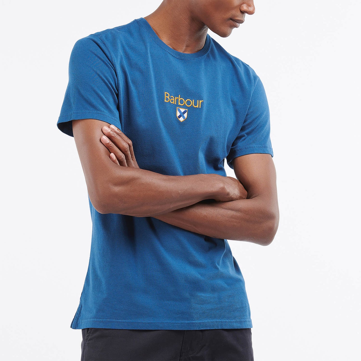 Barbour Heritage Men's Emblem T-Shirt - Deep Blue - S