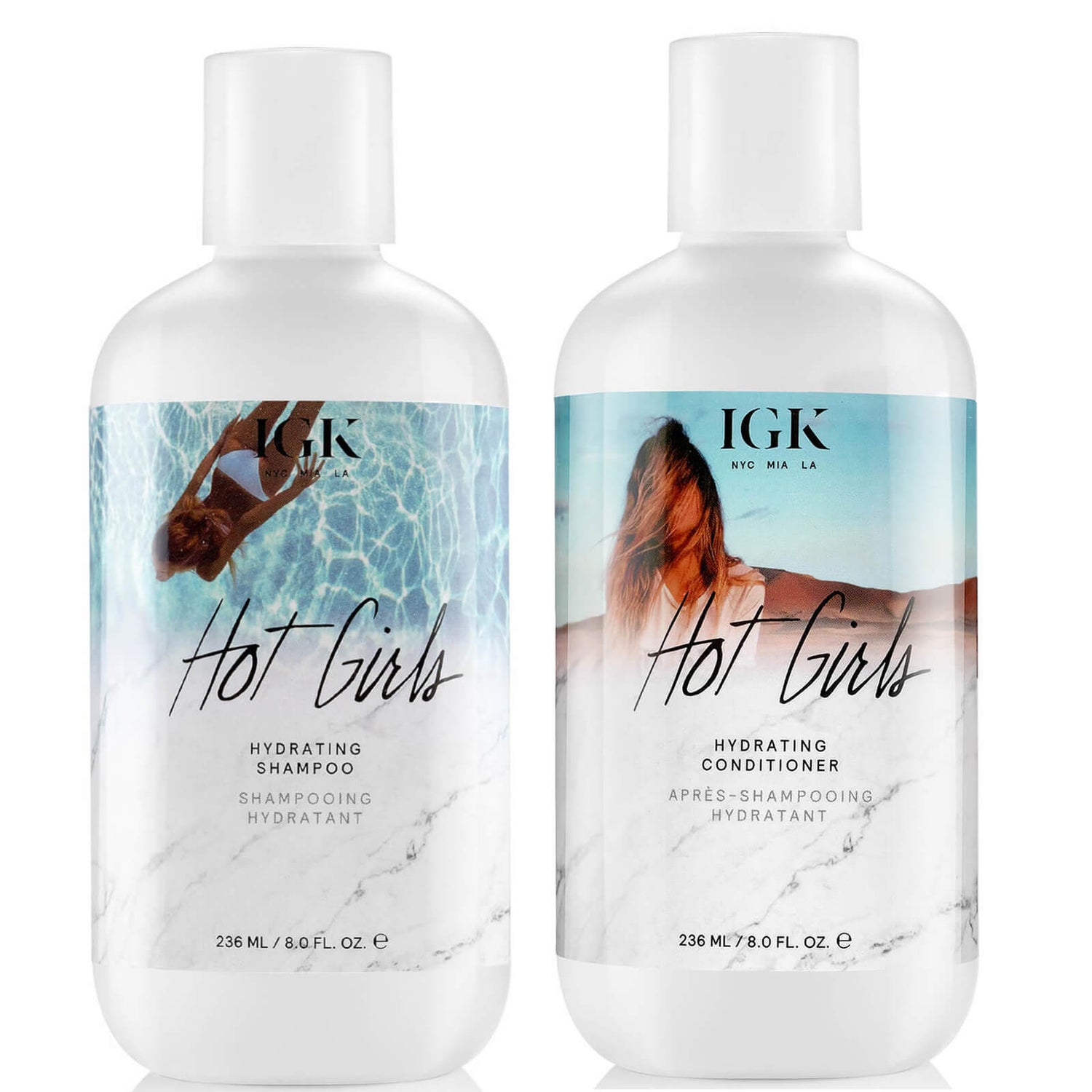 IGK Hot Girls Hydrating Shampoo and Conditioner Bundle