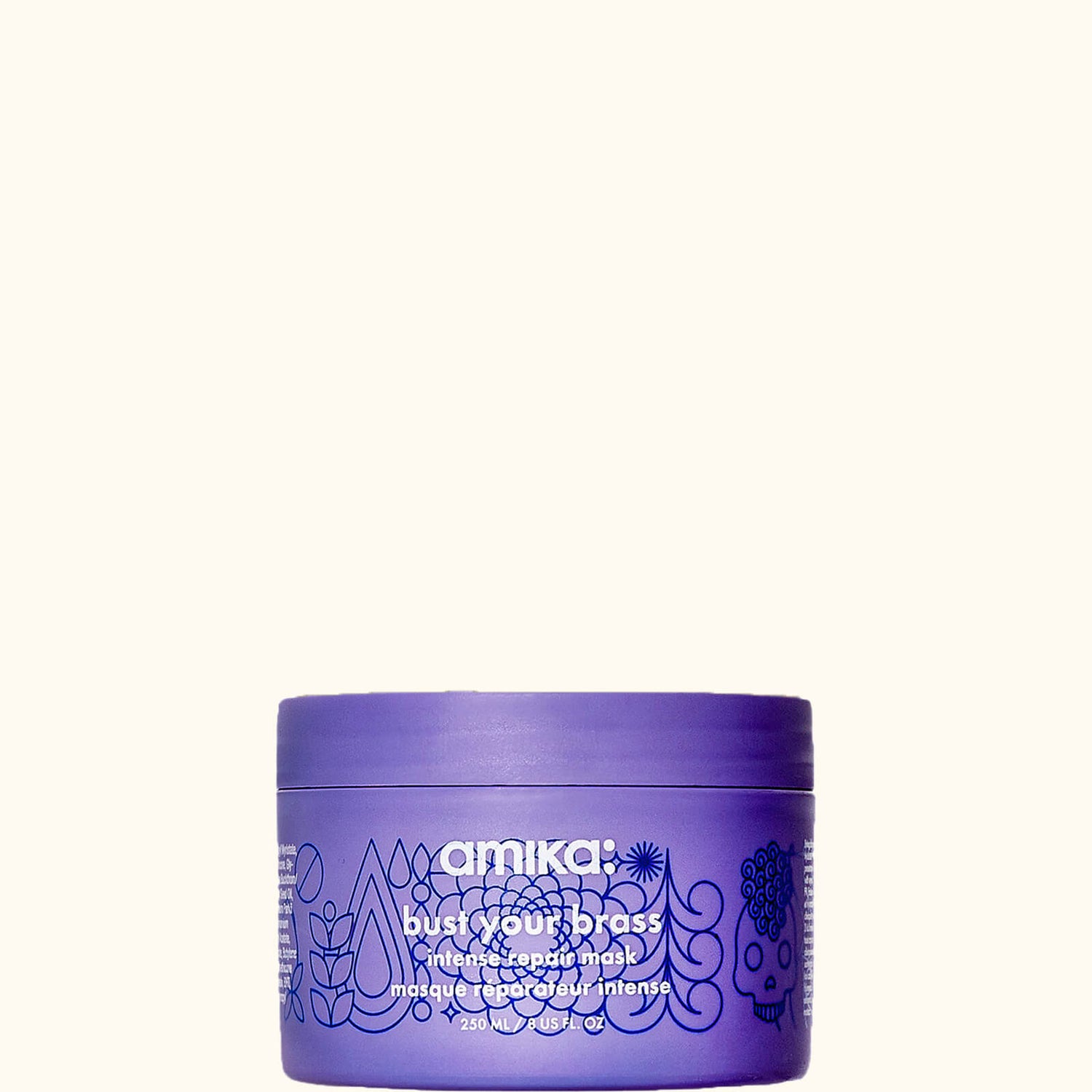 Amika Bust Your BrassCool Blonde Intense Repair Hair Mask