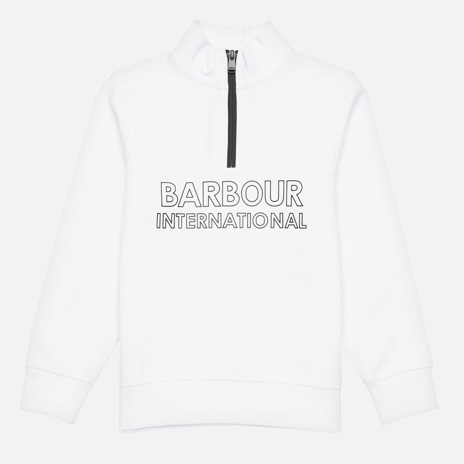 Barbour International Boys' Halt Half Zip Sweatshirt - White - 6-7 Years