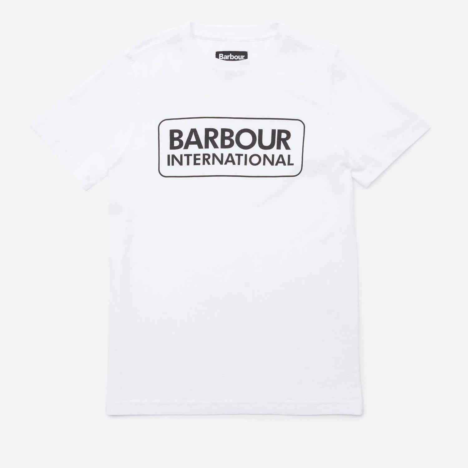 Barbour International Boys Essential T-Shirt - White - 8-9 Years