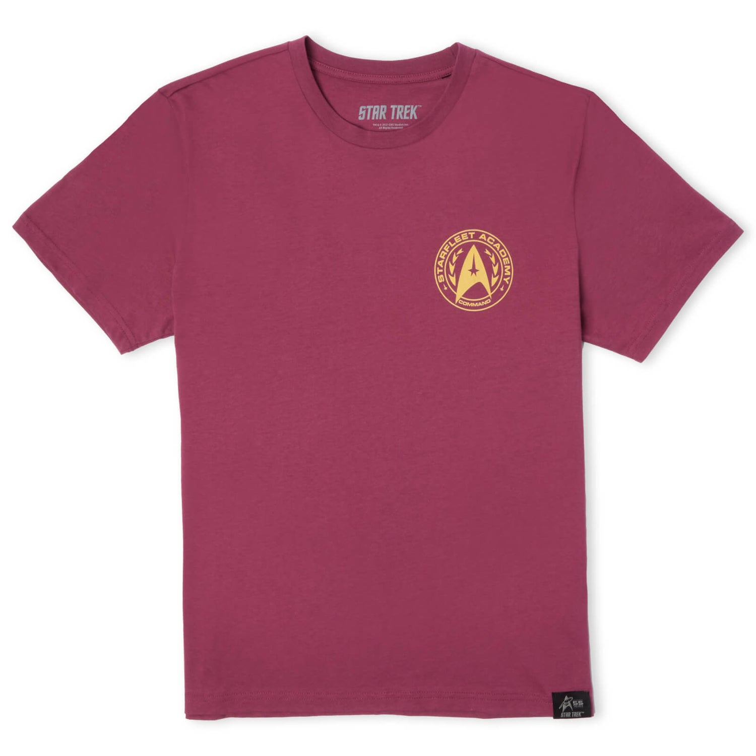 Star Trek Starfleet Commander T-Shirt Homme - Bordeaux