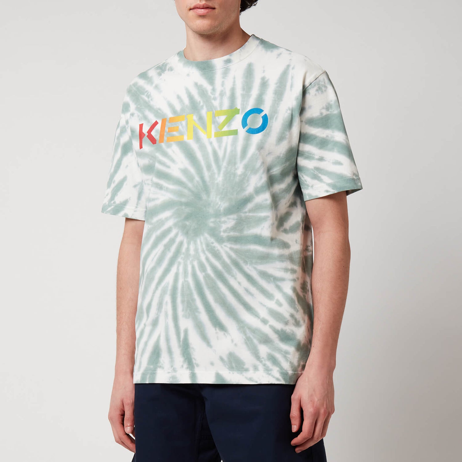 KENZO Men's Print Logo Relaxed T-Shirt - Mint - S