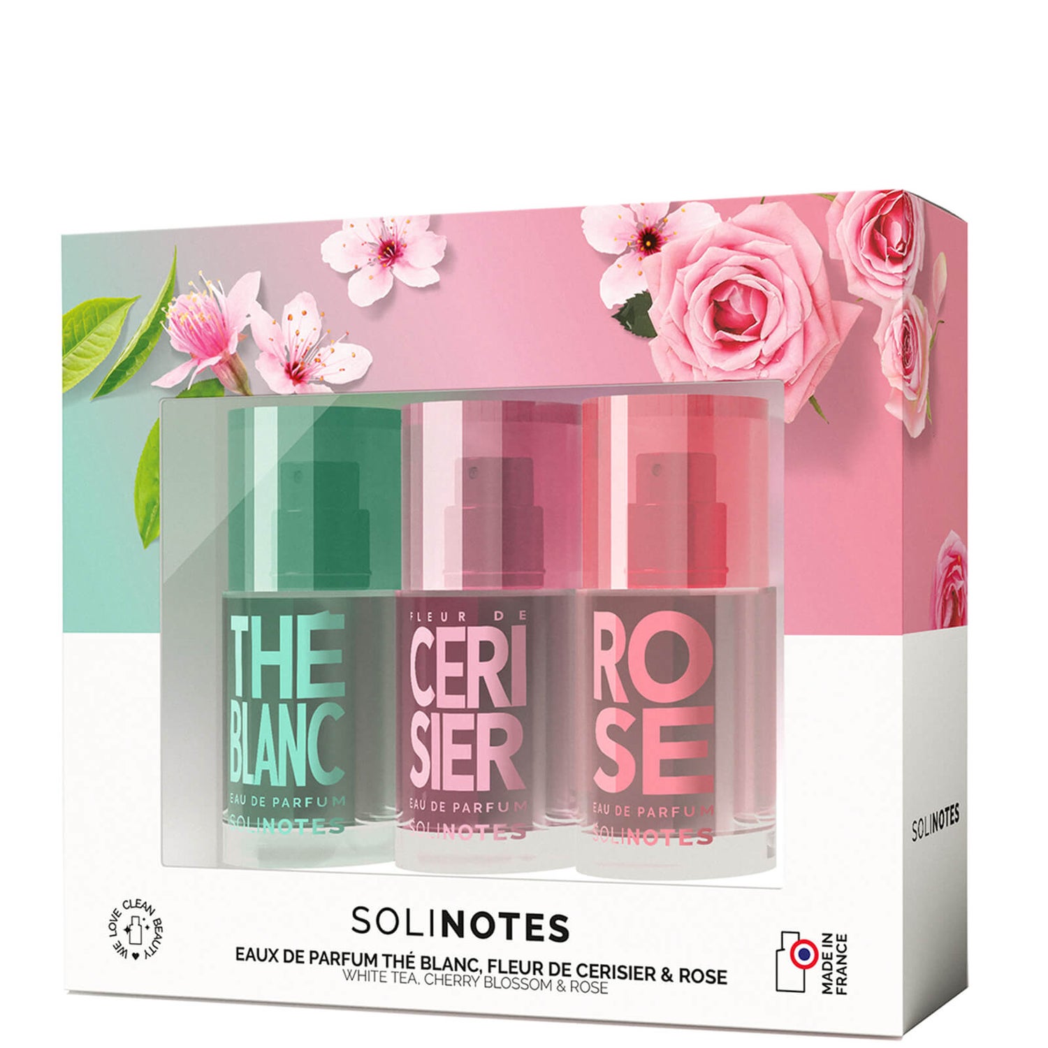 Solinotes Happy Minis Cherry, Rose, White Tea Set