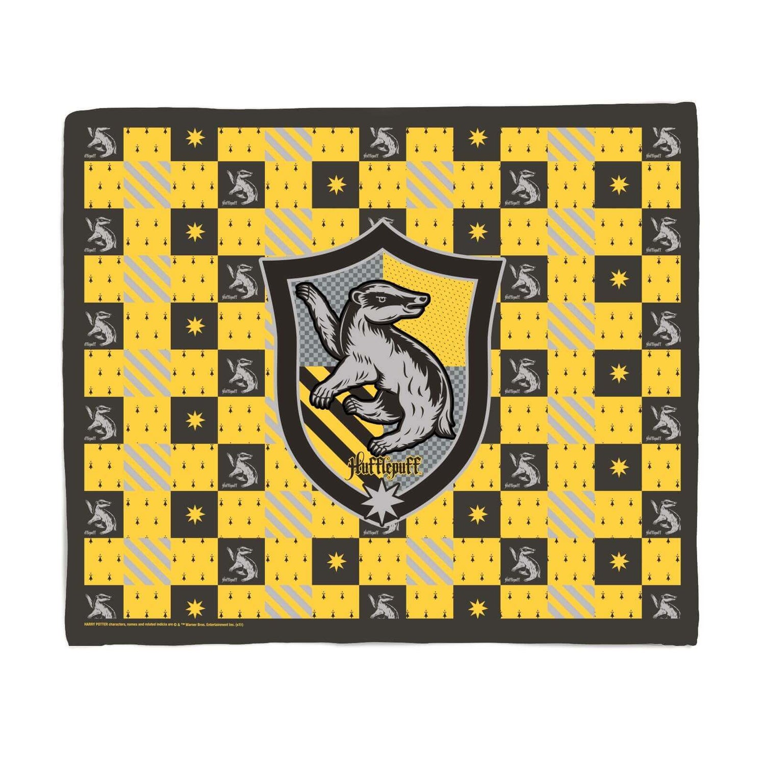 Harry Potter Hufflepuff Fleece Blanket - Large (150cm x 200cm)