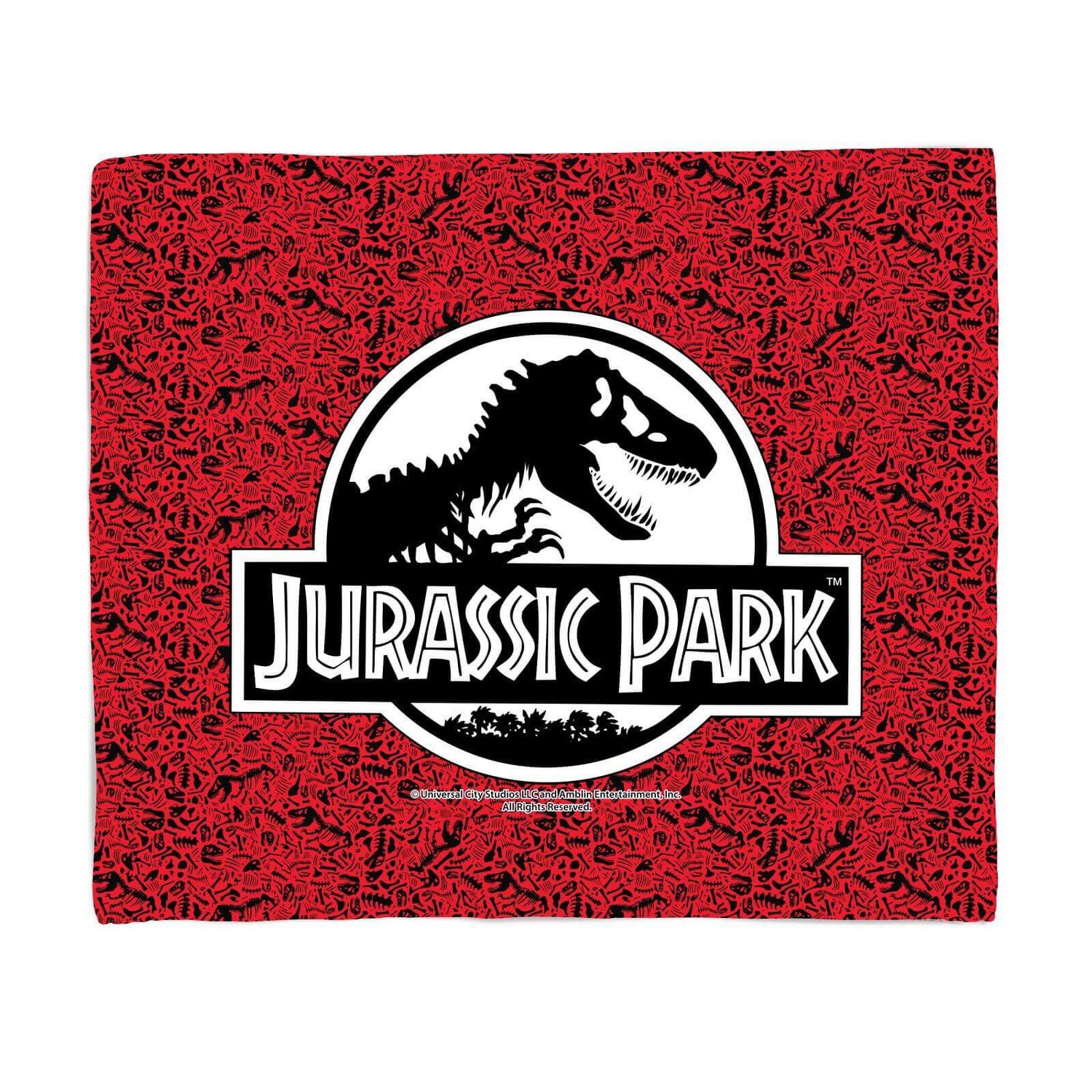 Jurassic Park Logo Fleece Blanket - Large (150cm x 200cm)