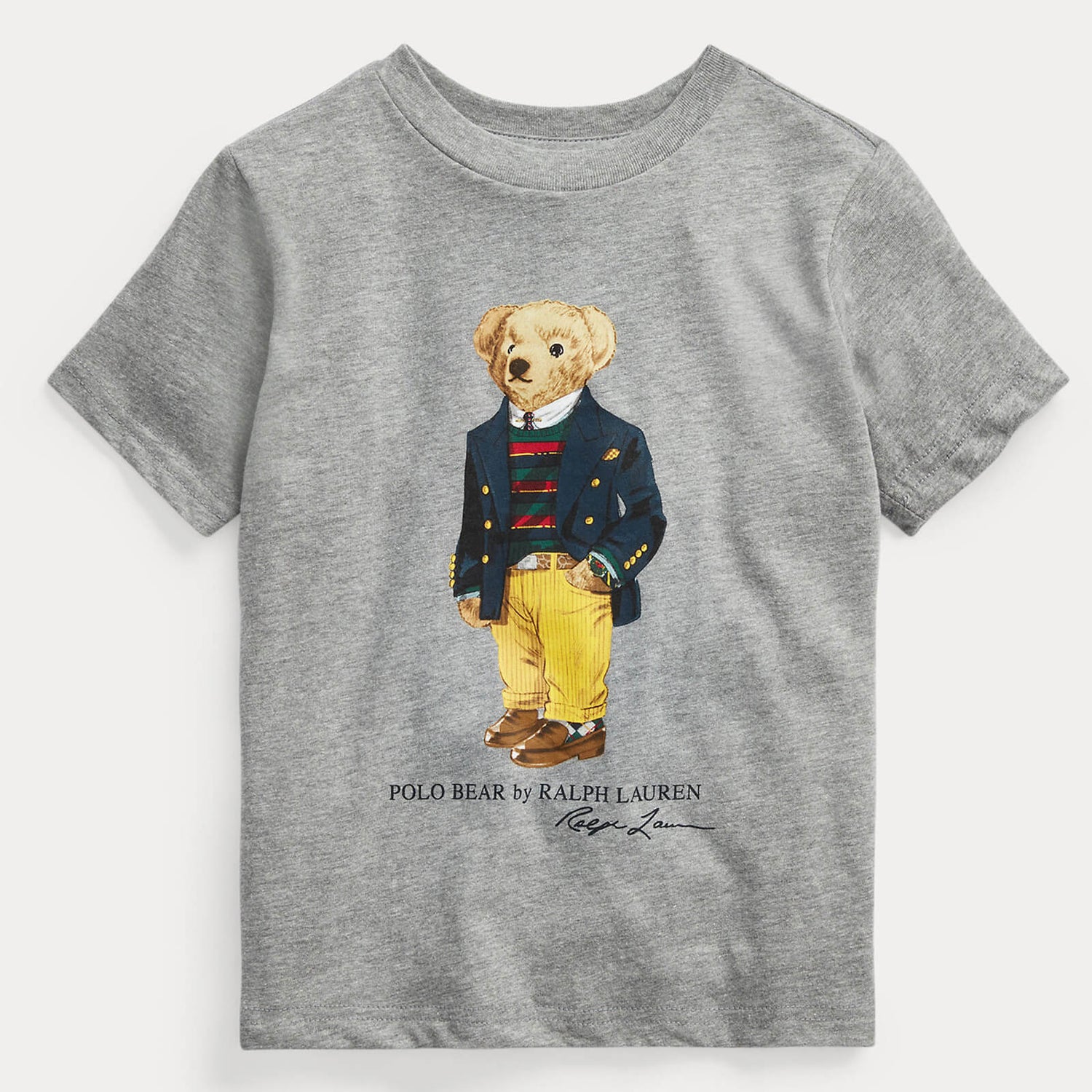 Ralph Lauren Boys' Boston Commons Bear T-Shirt - Grey