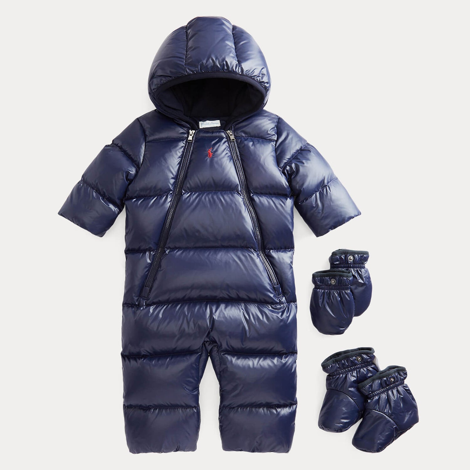 Ralph Lauren Boys' Bunting Pramsuit - Collection Navy