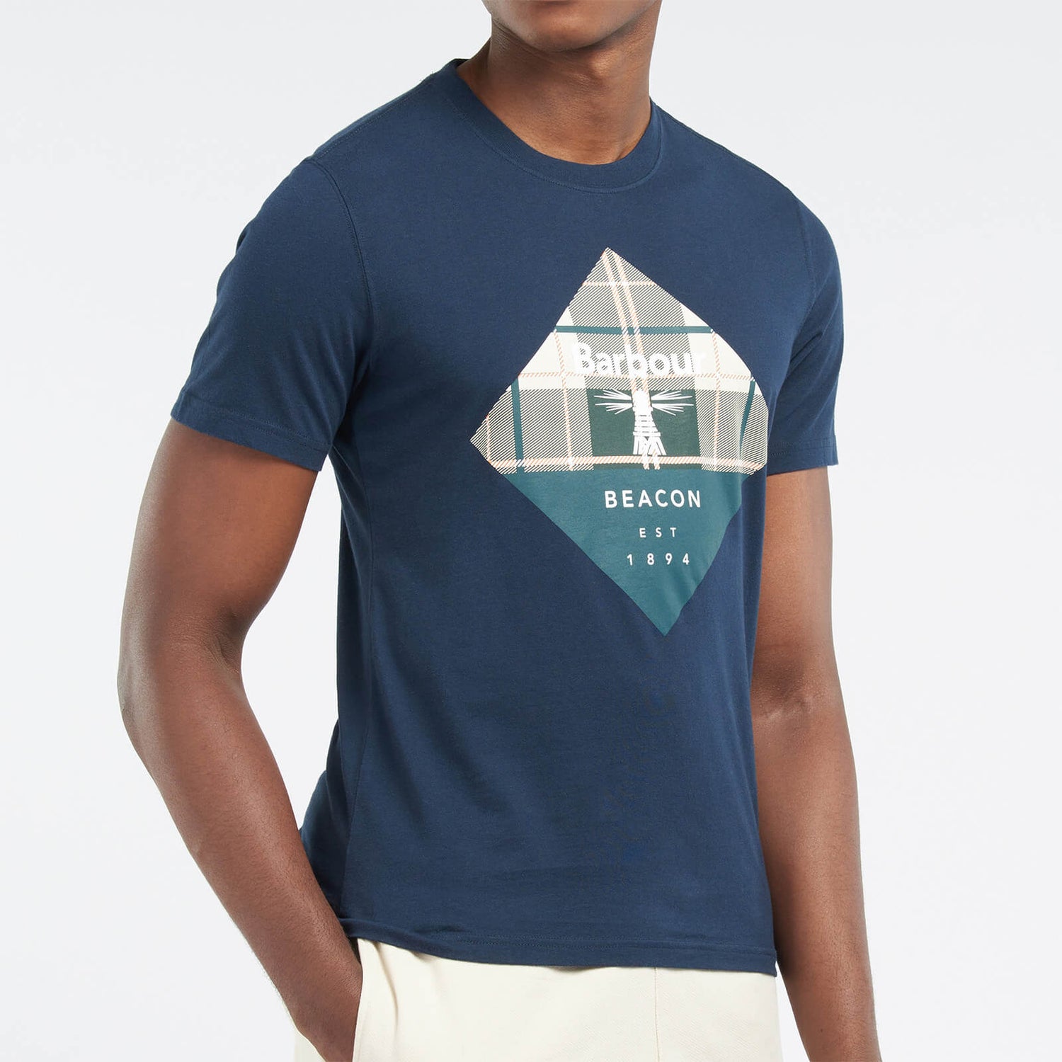 Barbour Beacon Men's Becker T-Shirt - Navy/Ancient