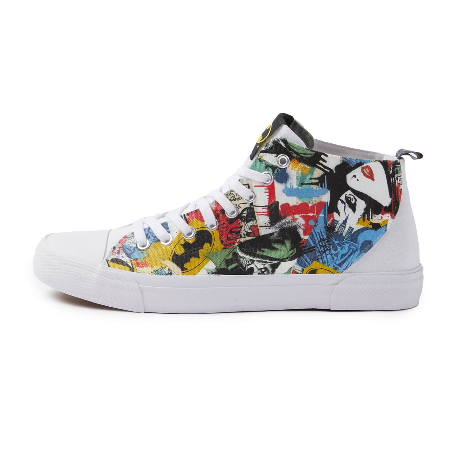 Akedo x Batman Mash Up Chaussures Coupe Haute Adulte - Blanc