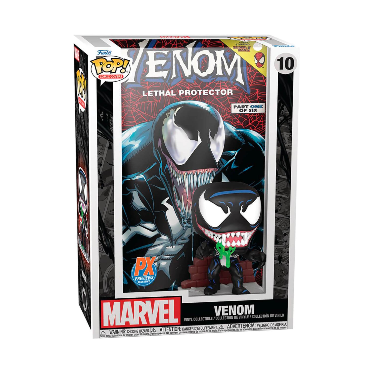 PX Previews Mavel Venom Lethal Protector Funko Pop! Comic Cover | My Geek  Box