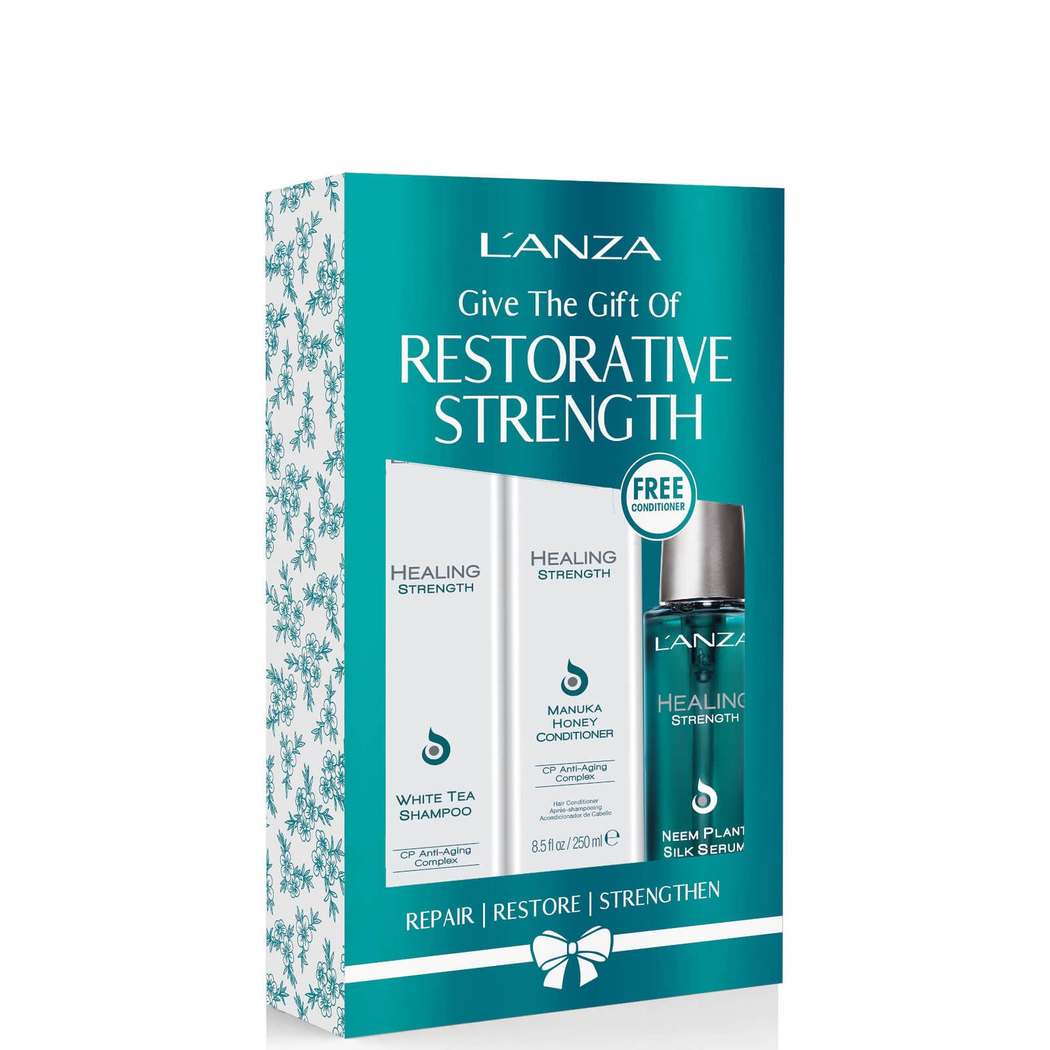Набор для укрепления волос L'Anza Healing Strength Holiday Trio Box