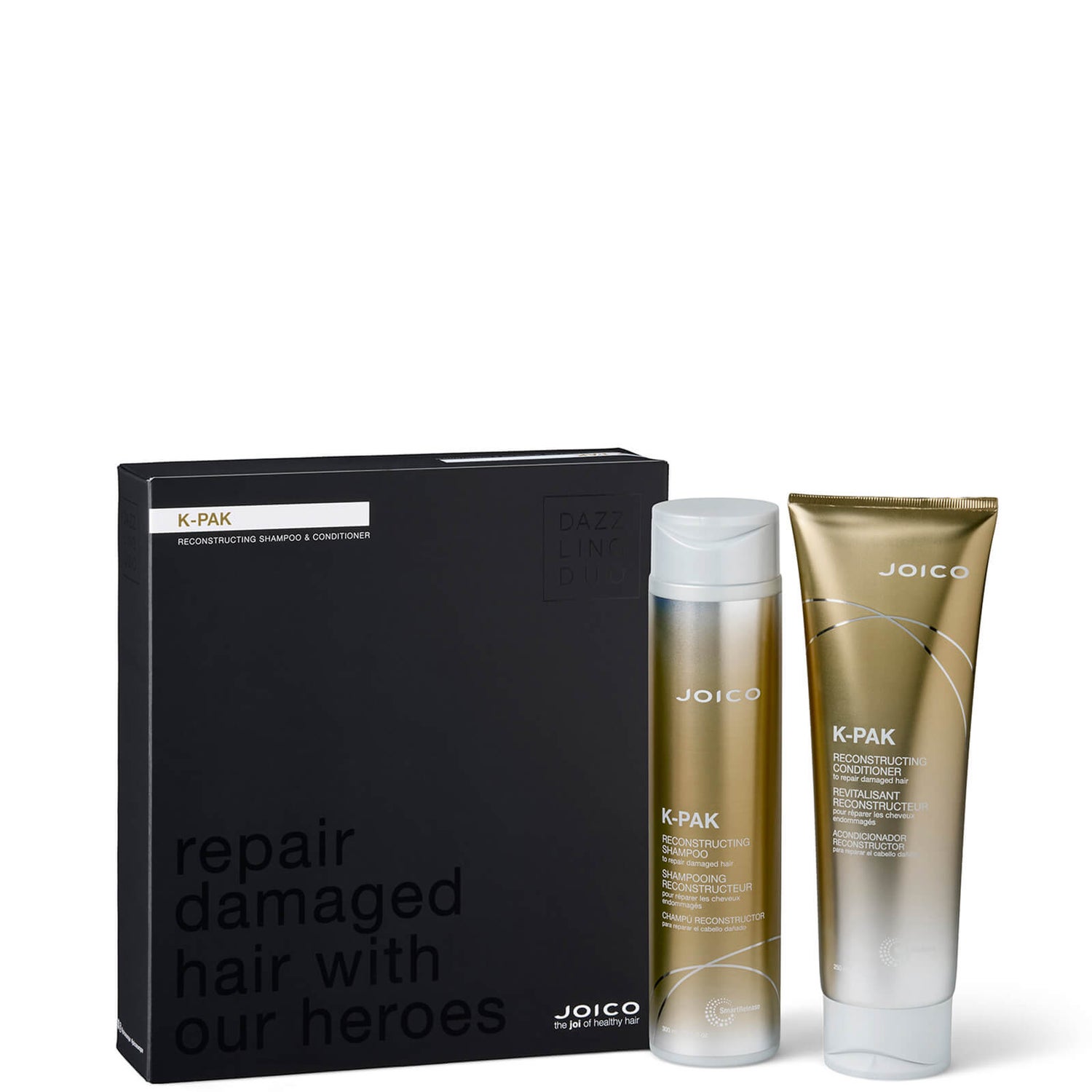 JOICO K-Pak Shampoo and Conditioner Dazzling Duo -duo