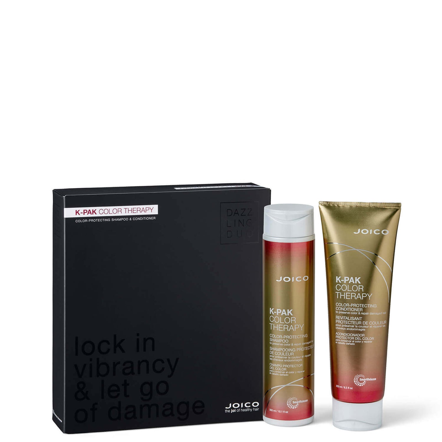 JOICO K-Pak Color Therapy Shampoo and Conditioner Dazzling Duo(조이코 케이팩 컬러 테라피 샴푸 앤 컨디셔너 대즐링 듀오)