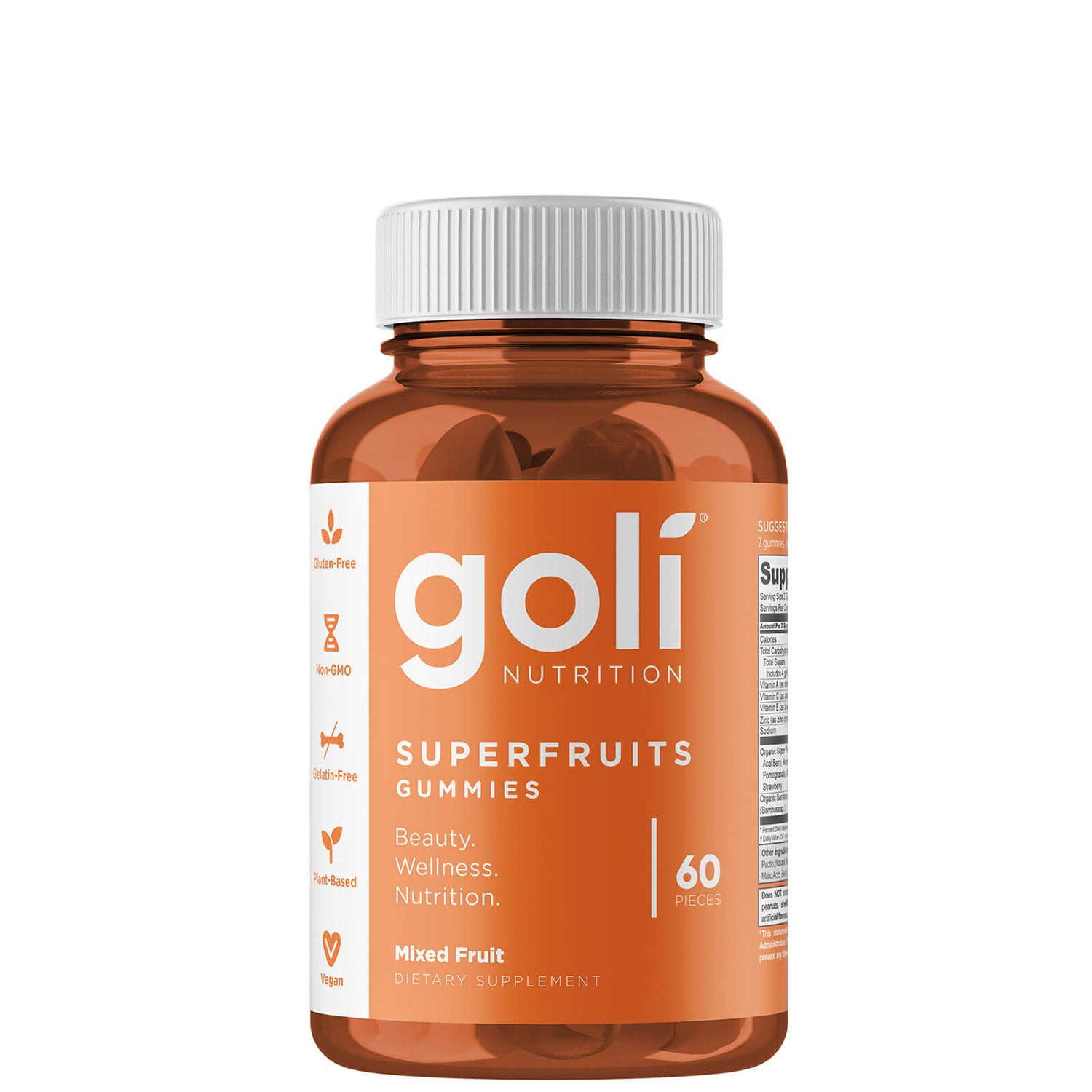 Goli Nutrition Superfruits 60 Gummies - Orange 264g