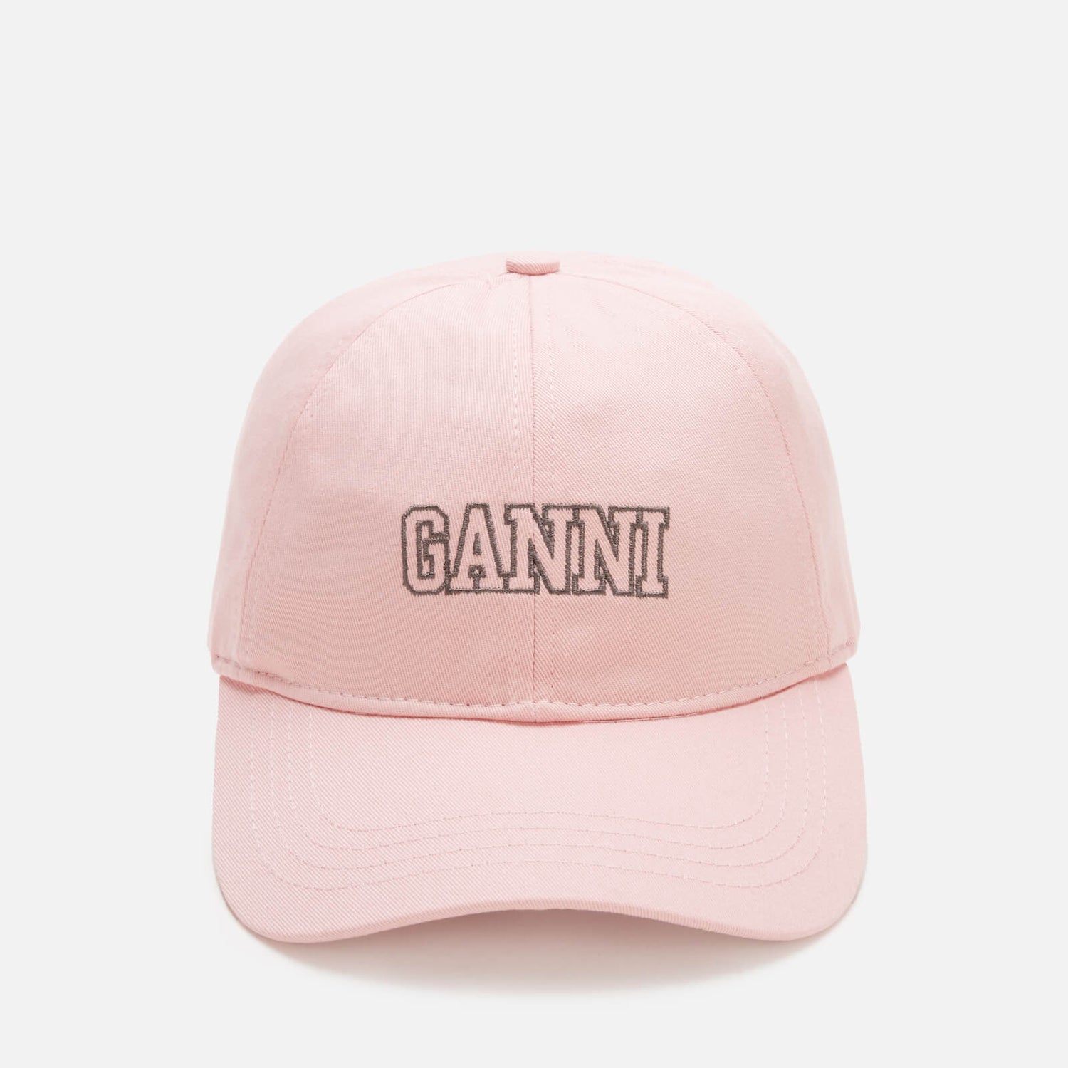 Ganni Women's Cotton Logo Cap - Sweet Lilac