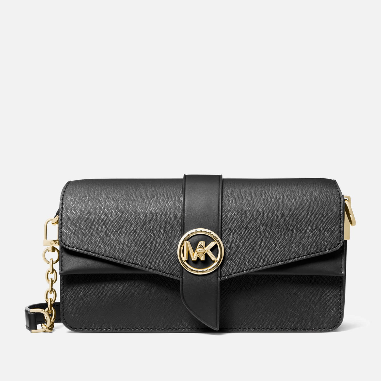 MICHAEL Michael Kors Women's Greenwich Medium Convertible Shoulder Bag - Black