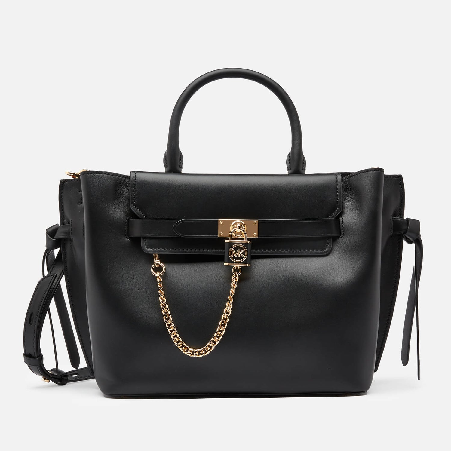 MICHAEL Michael Kors Women's Hamilton Legacy Large Belted Satchel - Black