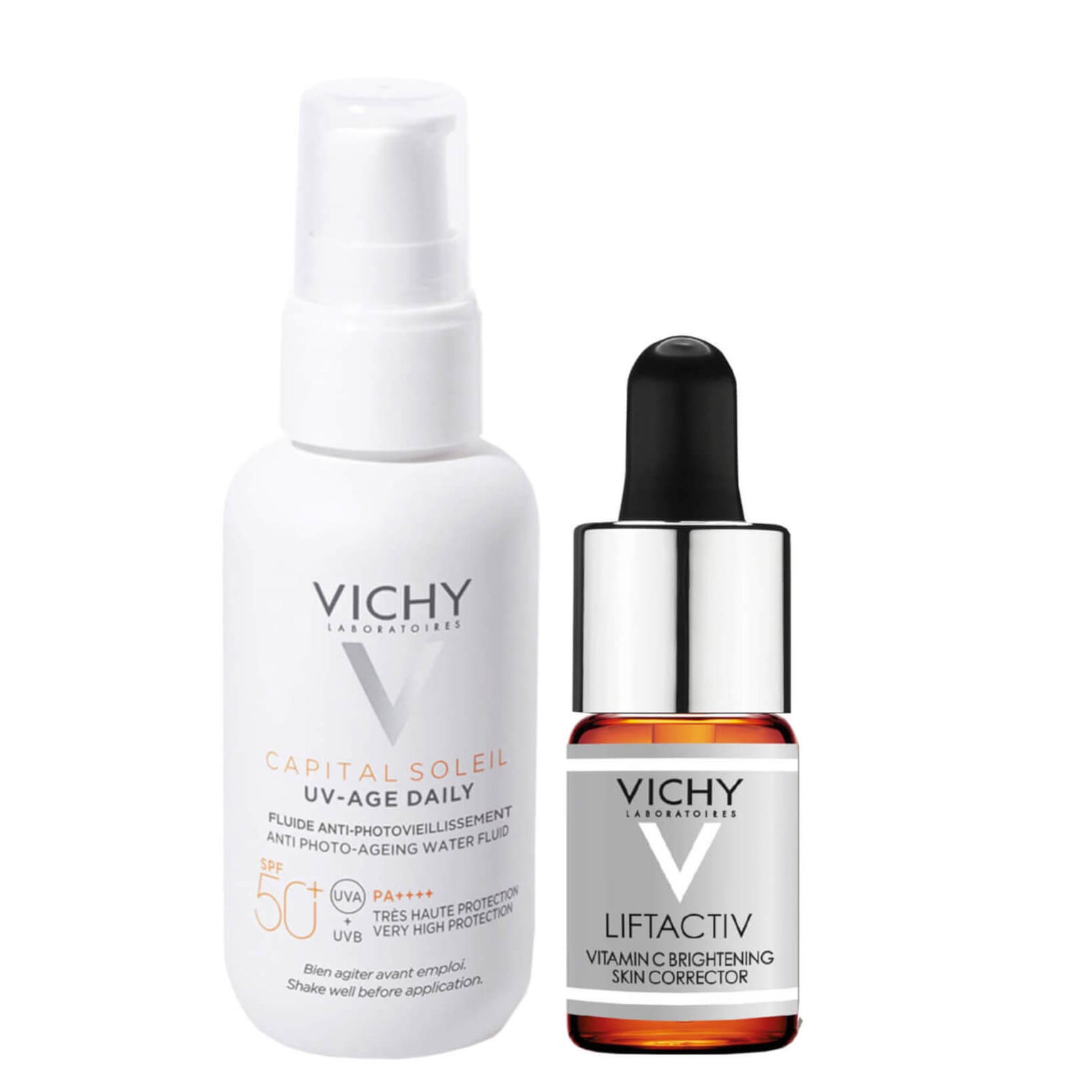 Набор средств по уходу за кожей Vichy Brighten and Protect Vitamin C Duo