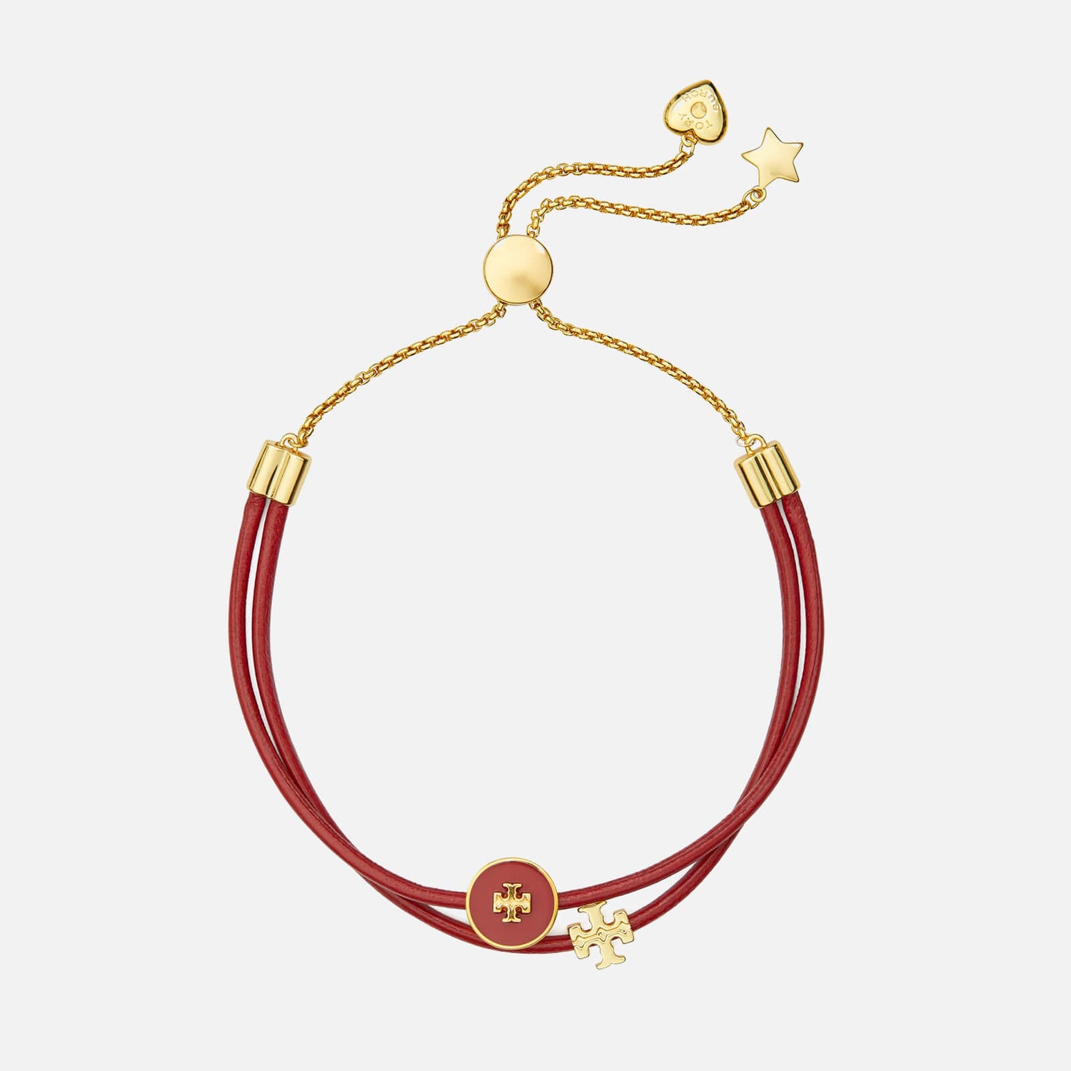 Tory Burch Women's Enamel Slider Bracelet - Brilliant Red